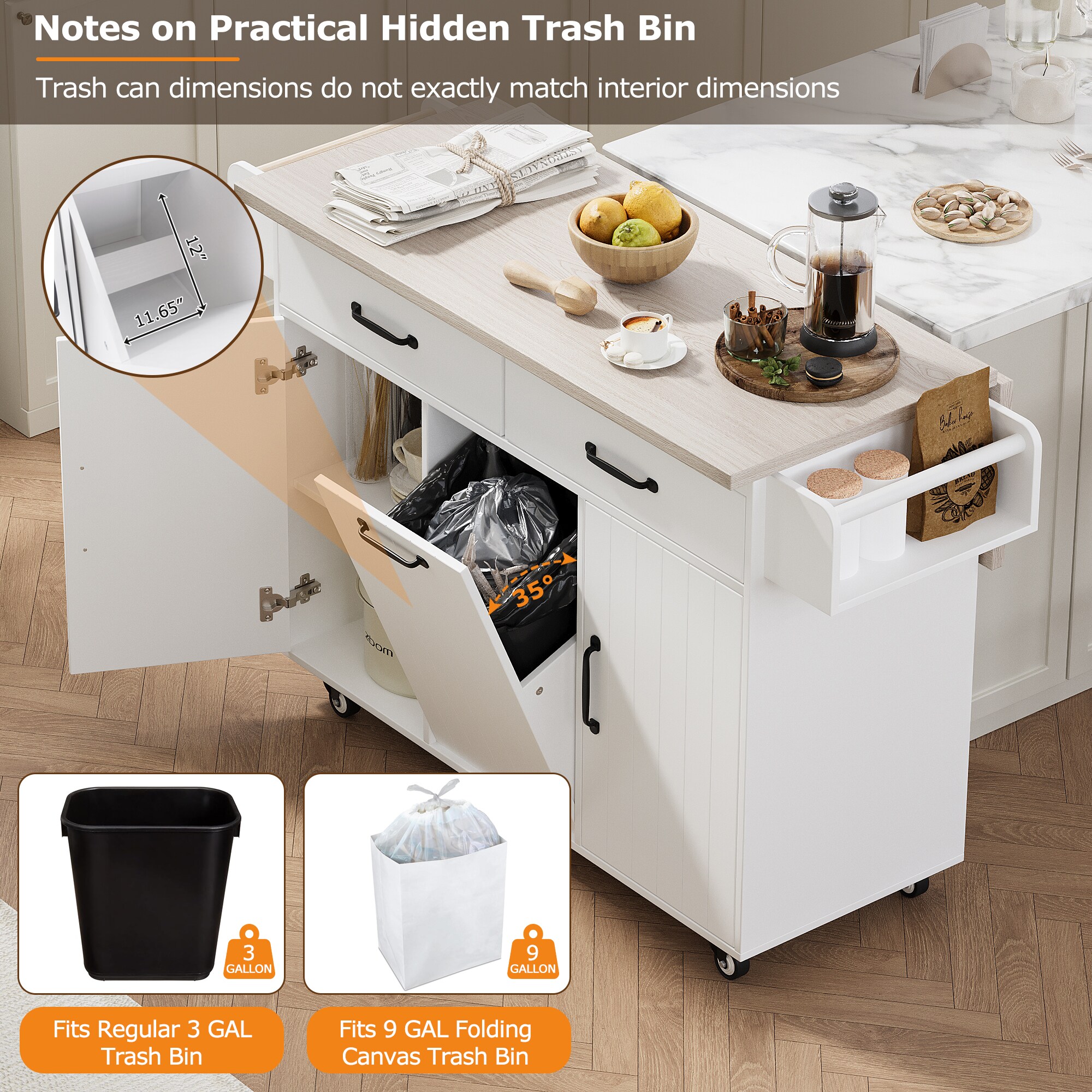 ModernLuxe L3P-WF326381AAW Kitchen-Furniture - View #6