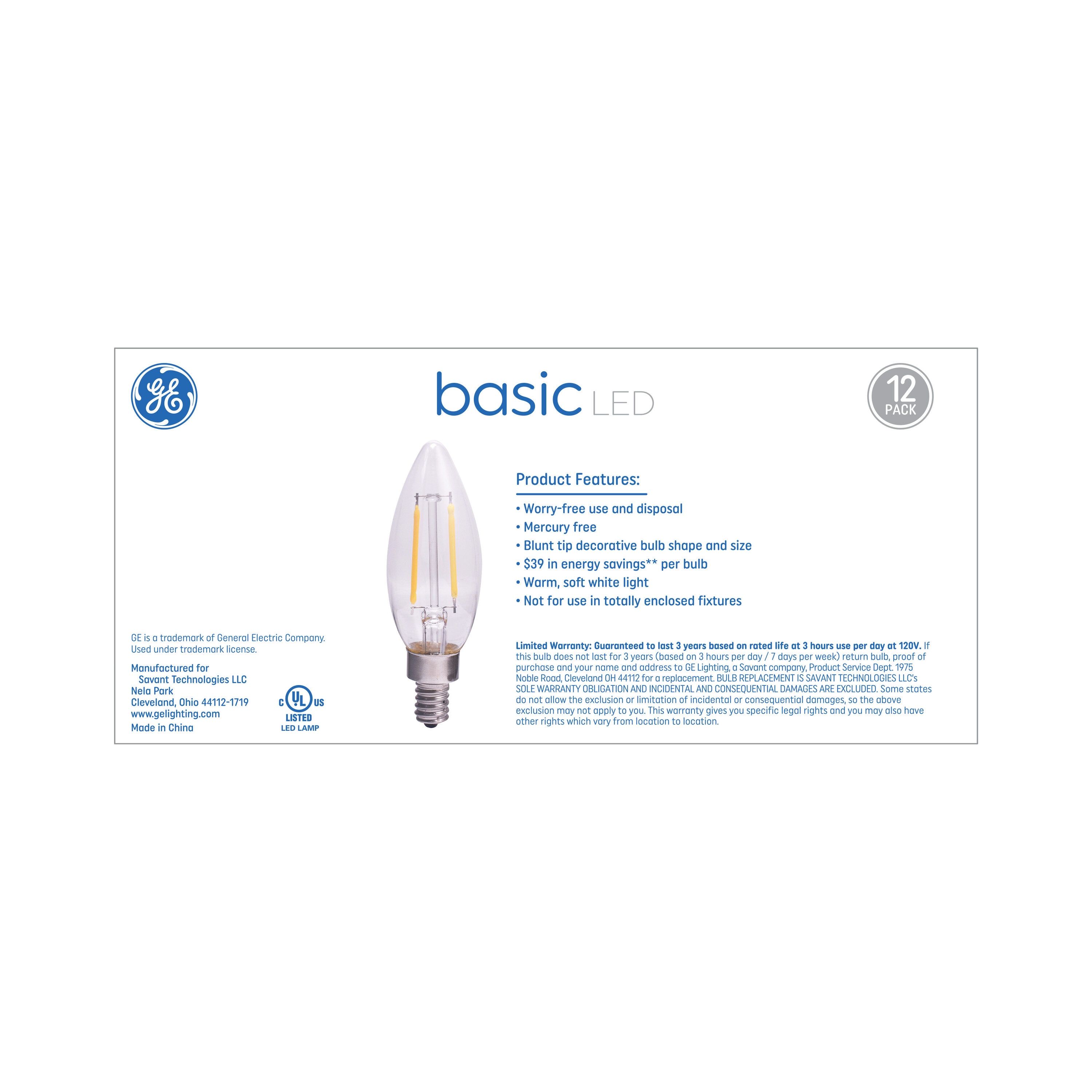 GE 48383 Dec-Led-Light-Bulbs - View #4