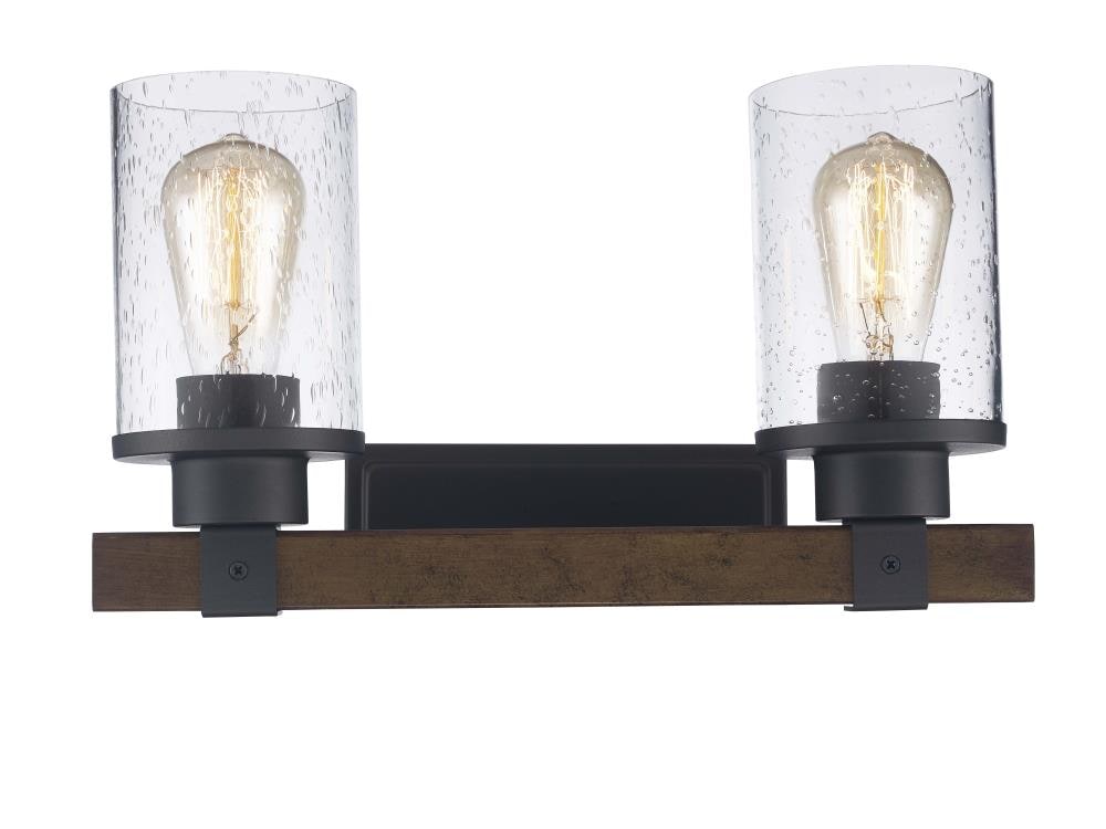 rustic vanity lights lowes