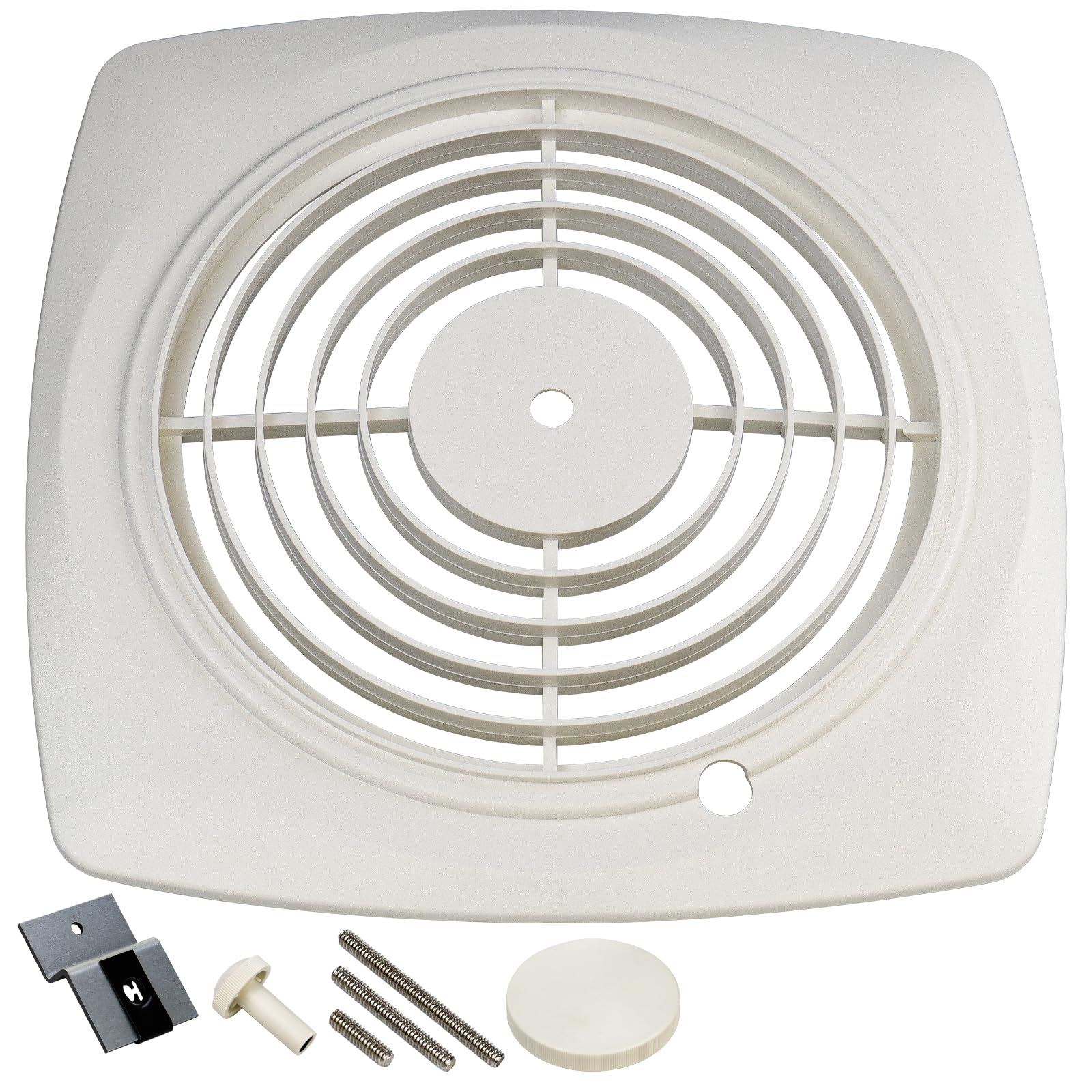 Phewnyzo  Kitchen Exhaust Fan Cover Grille Compatible with Nutone 509S-A 509S-B 11 1/2 in by 11 1/2 in Wall Ventilation Fan Replacement Part