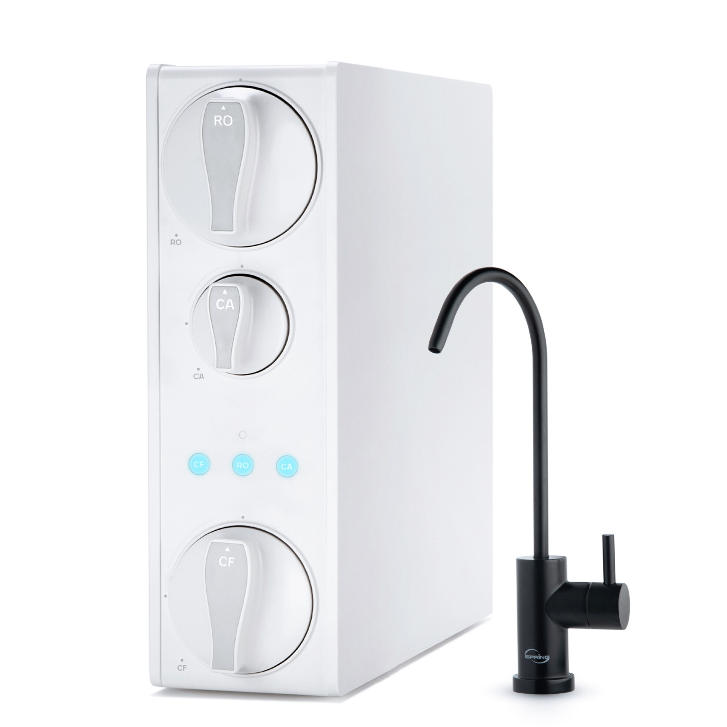 iSpring RO500AK Triple-stage Carbon Block Reverse Osmosis Filtration Under Sink Water Filtration System