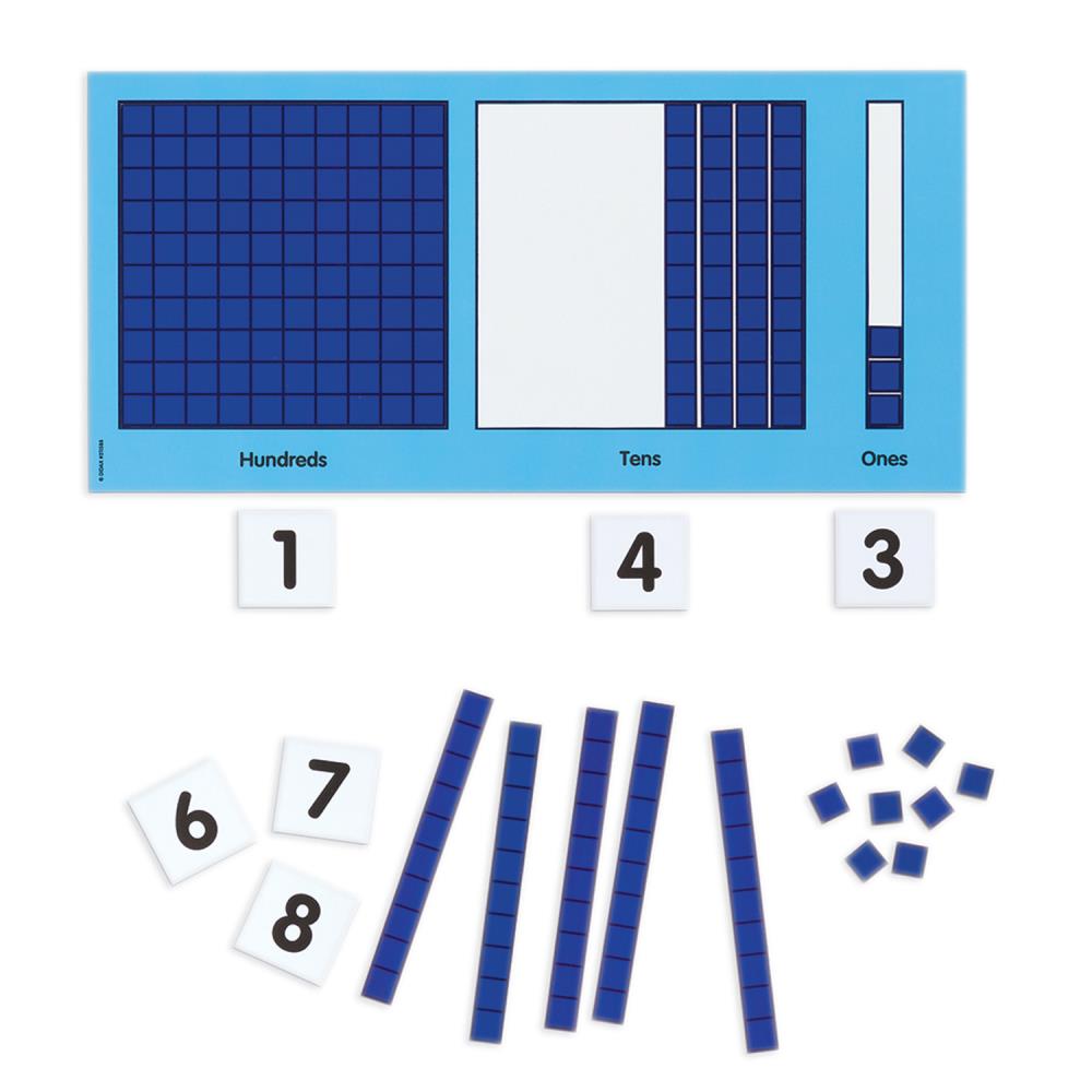 Didax magnetic base ten place value set at lowes