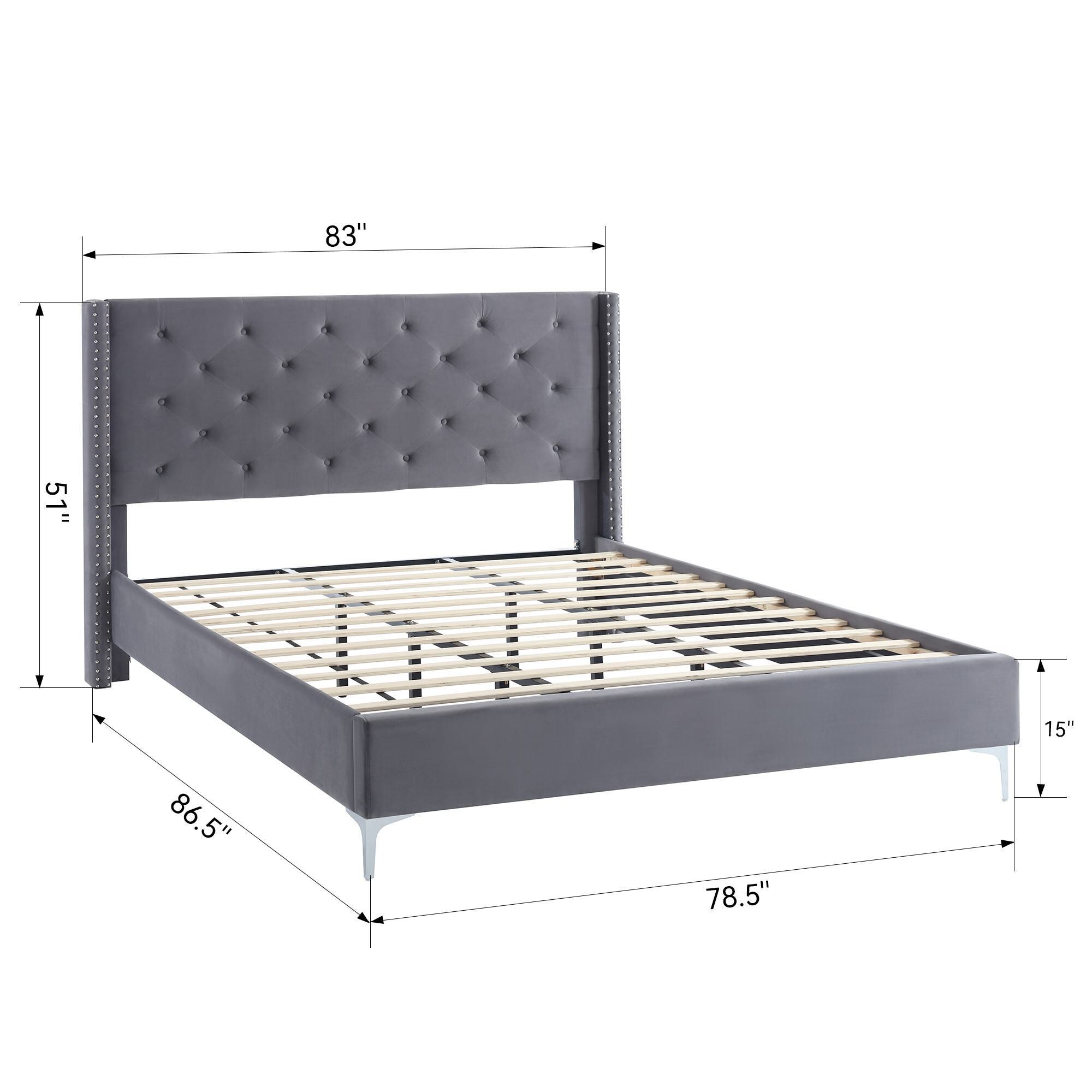 FARATI B1001-EK-GREY beds - View #6