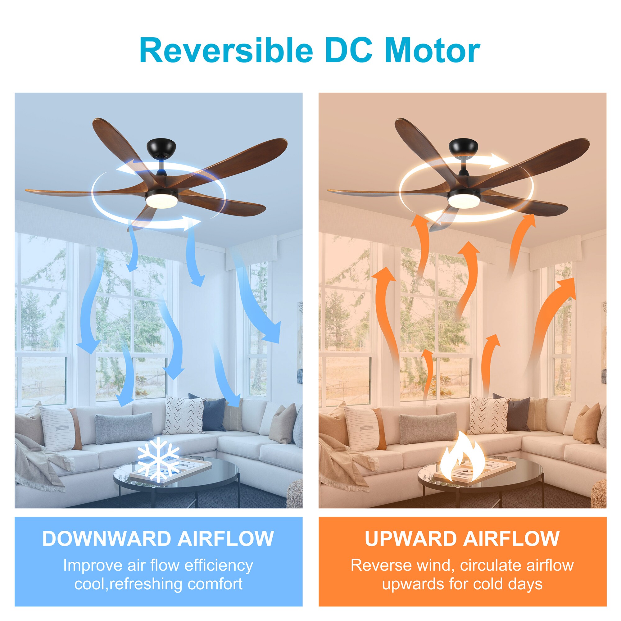 SINOFURN SYA820130WT Ceiling-Fans - View #5