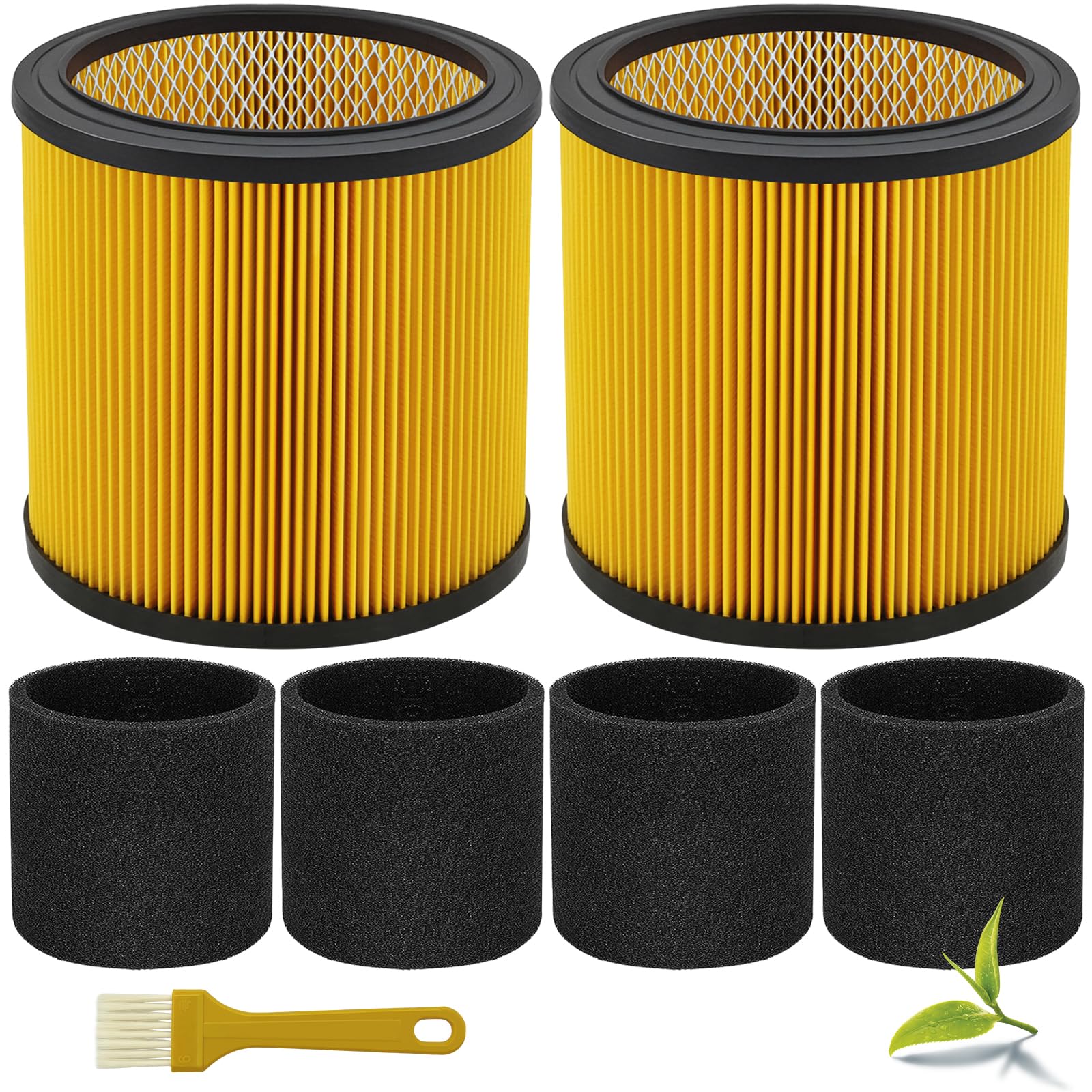 Oyezvary  Replacement Filter for Vacmaster 5 20 Gallon Hart Shop Vacuum 5 17 Gallon Replaces Hart VCFS 3701 Filter VCFF Filter Fits most Shop Vac