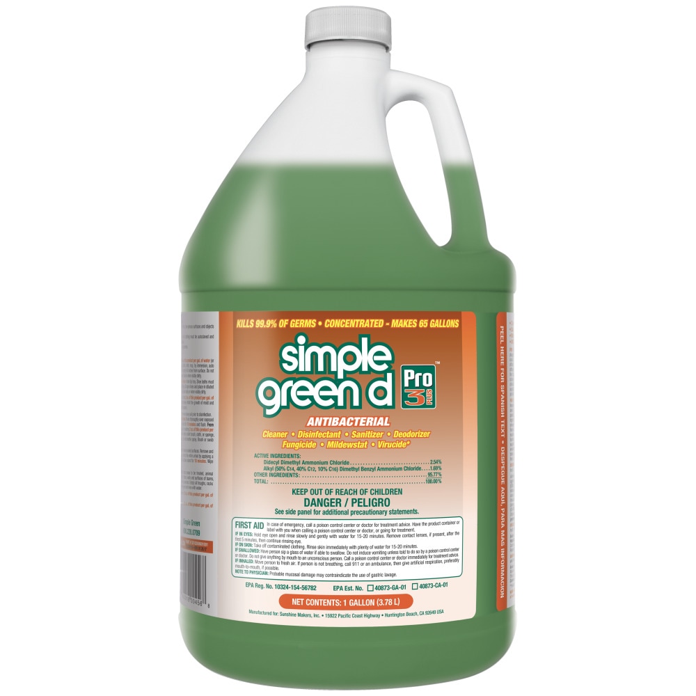 Simple Green 1-Gallon Herbal Disinfectant Liquid All-Purpose Cleaner in ...