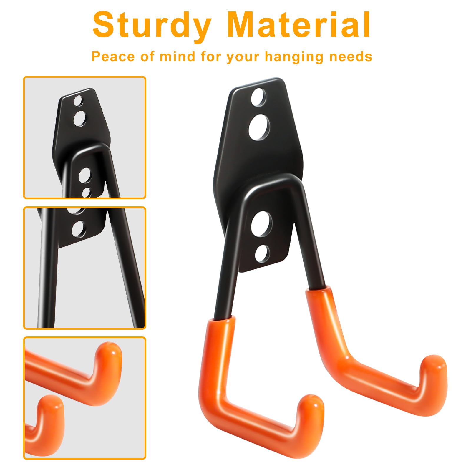 6 Pack Extension Cord Holder Organizer, Heavy Duty Storage Straps - View #5