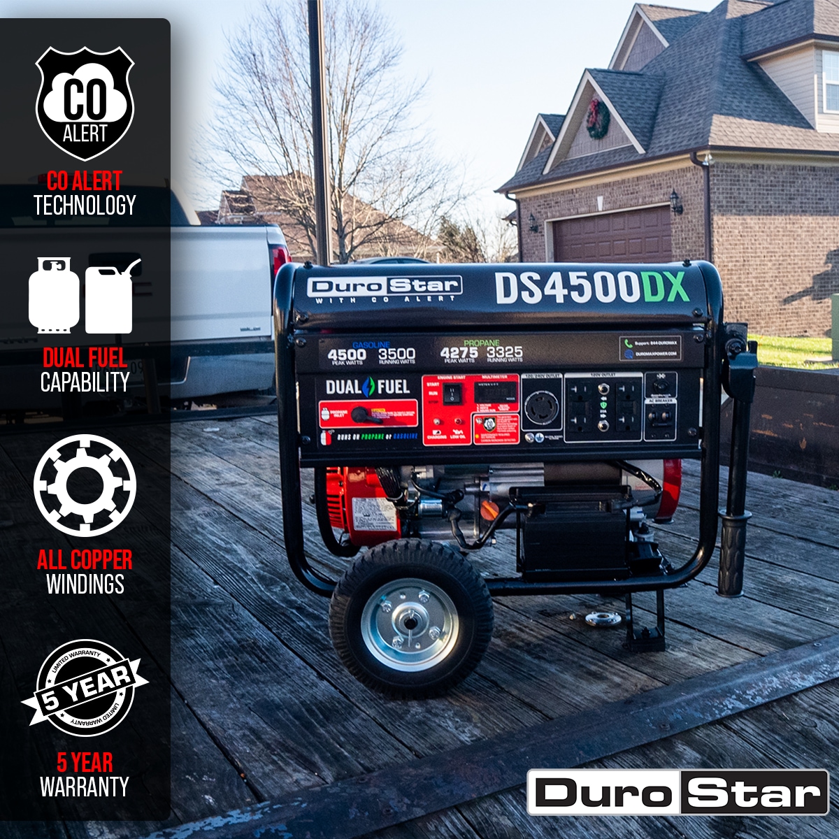 DuroStar DS4500DX Portable-Generators - View #2