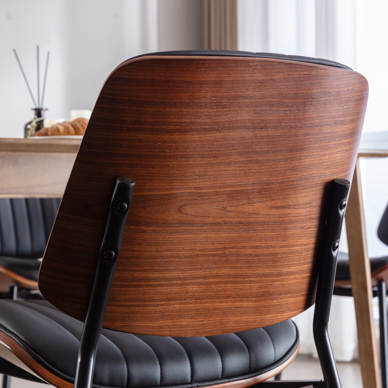 Hrinhom HC-N7016-BLACK PU Dining-Chairs - View #7