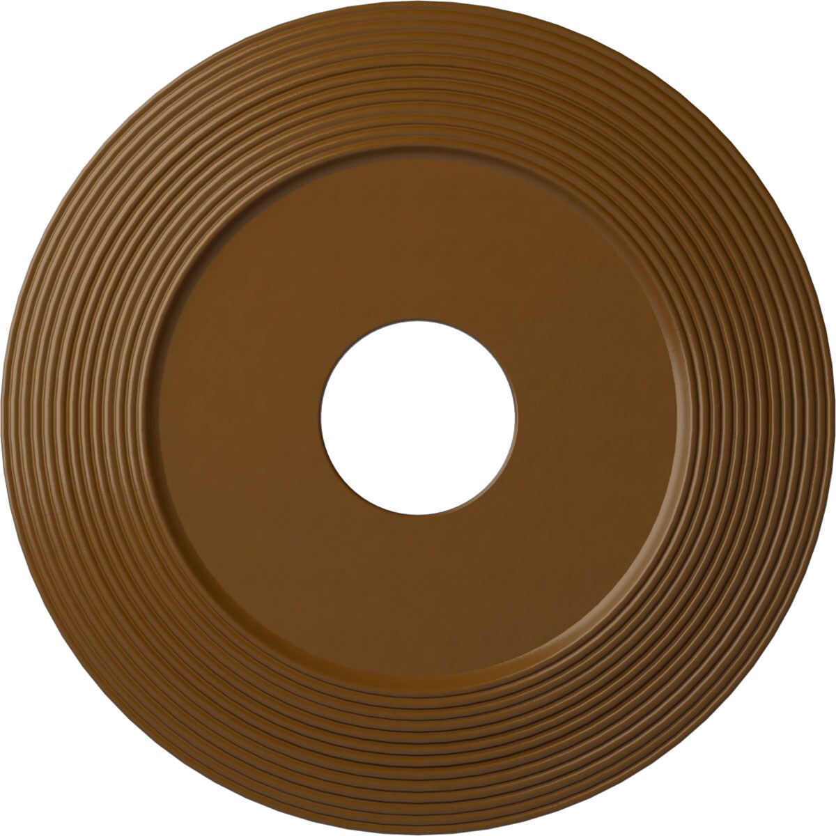 Ekena Millwork CM16ADSTF Adonis 16.125-in W x 16.125-in L Painted Smokey Topaz Polyurethane Whole Ceiling Medallion