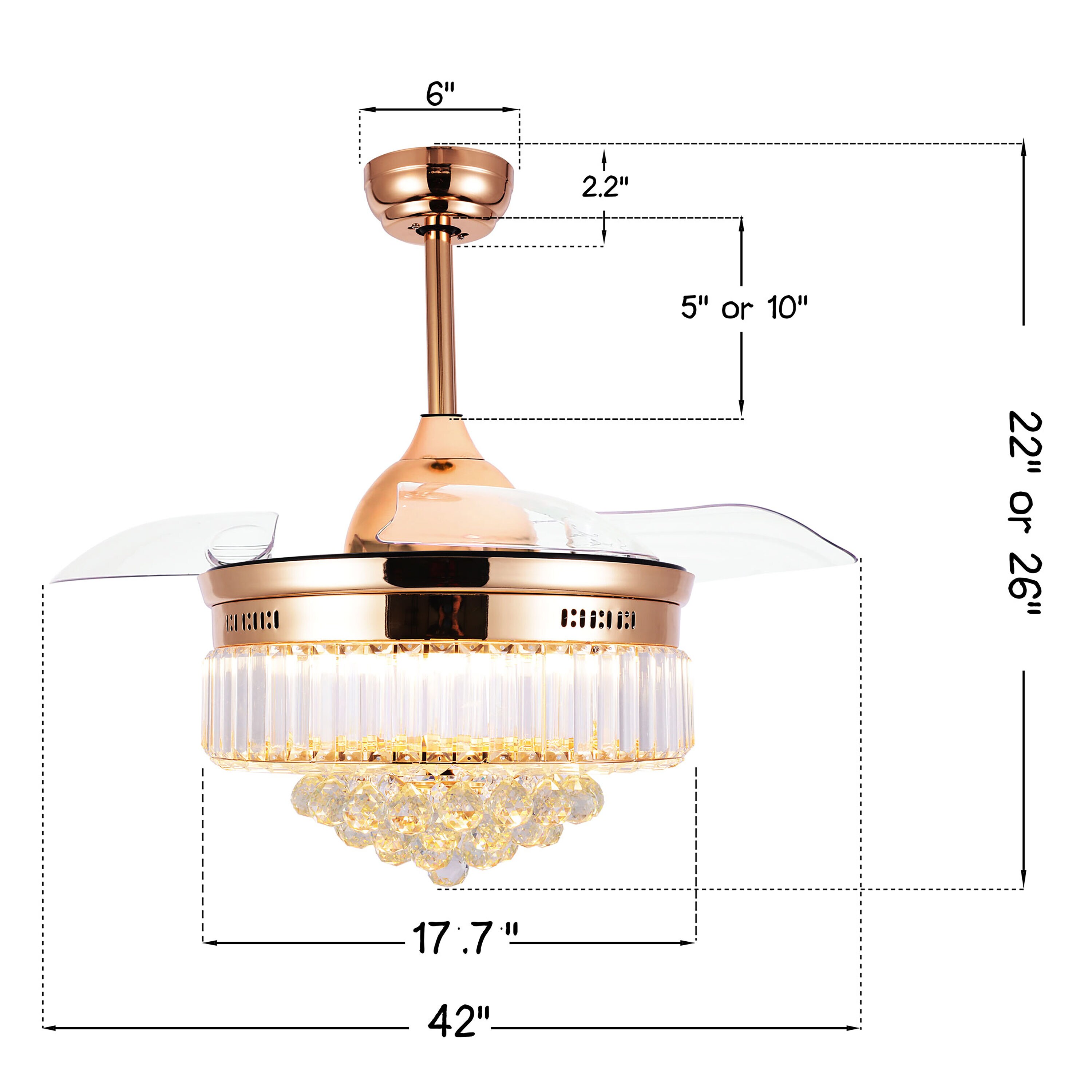 Cusp Barn BD4208-G Ceiling-Fans - View #10