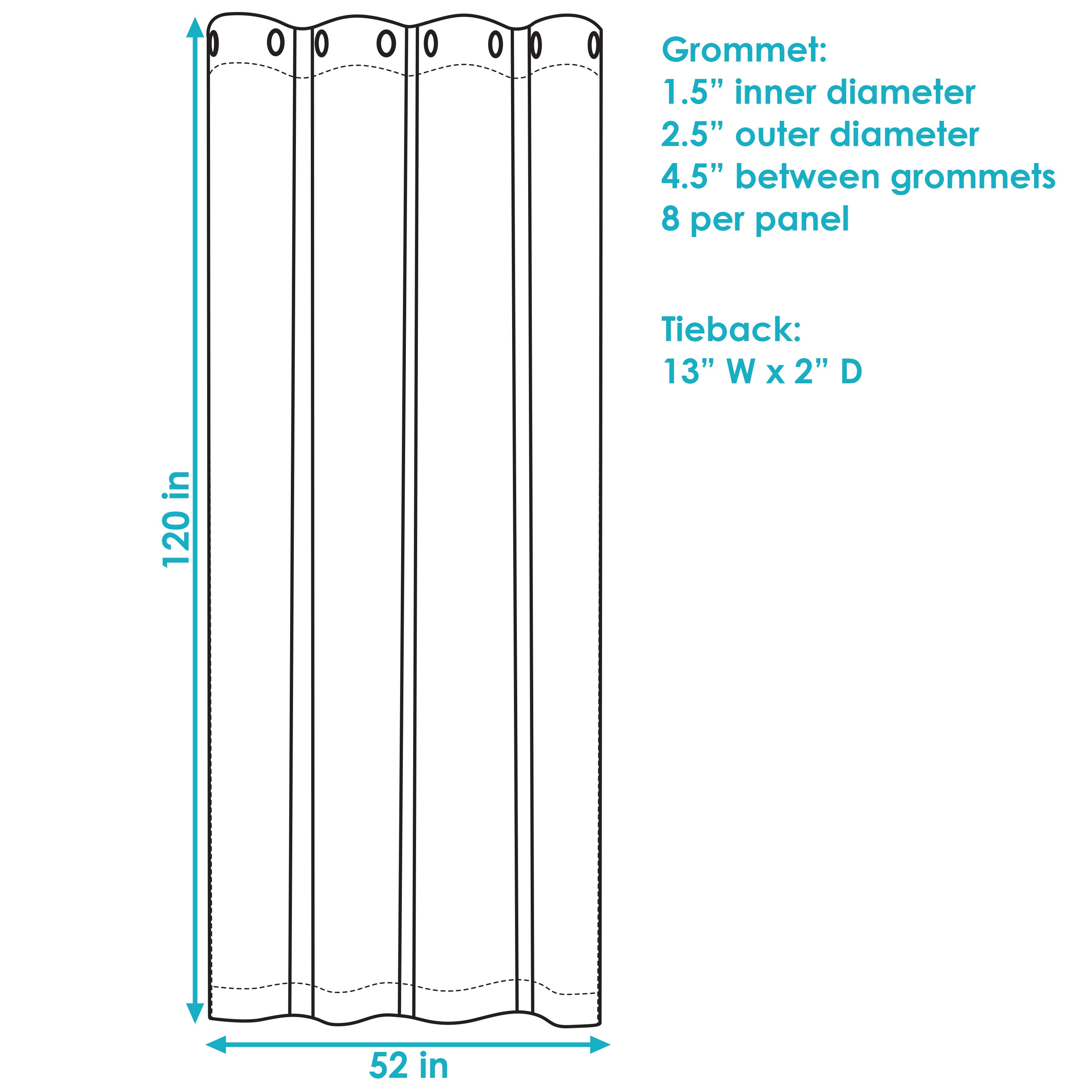 Sunnydaze Decor SNR-474 curtains - View #4