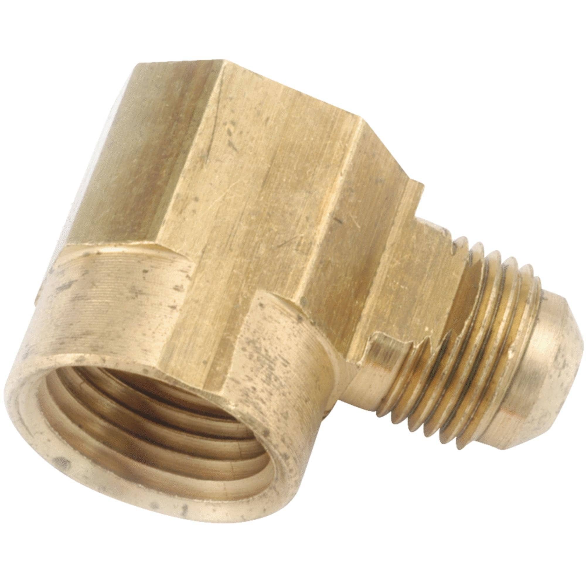 Anderson Metals  754050-0608 3/8-inch x 1/2-inch Low-Lead Brass Flare Elbow
