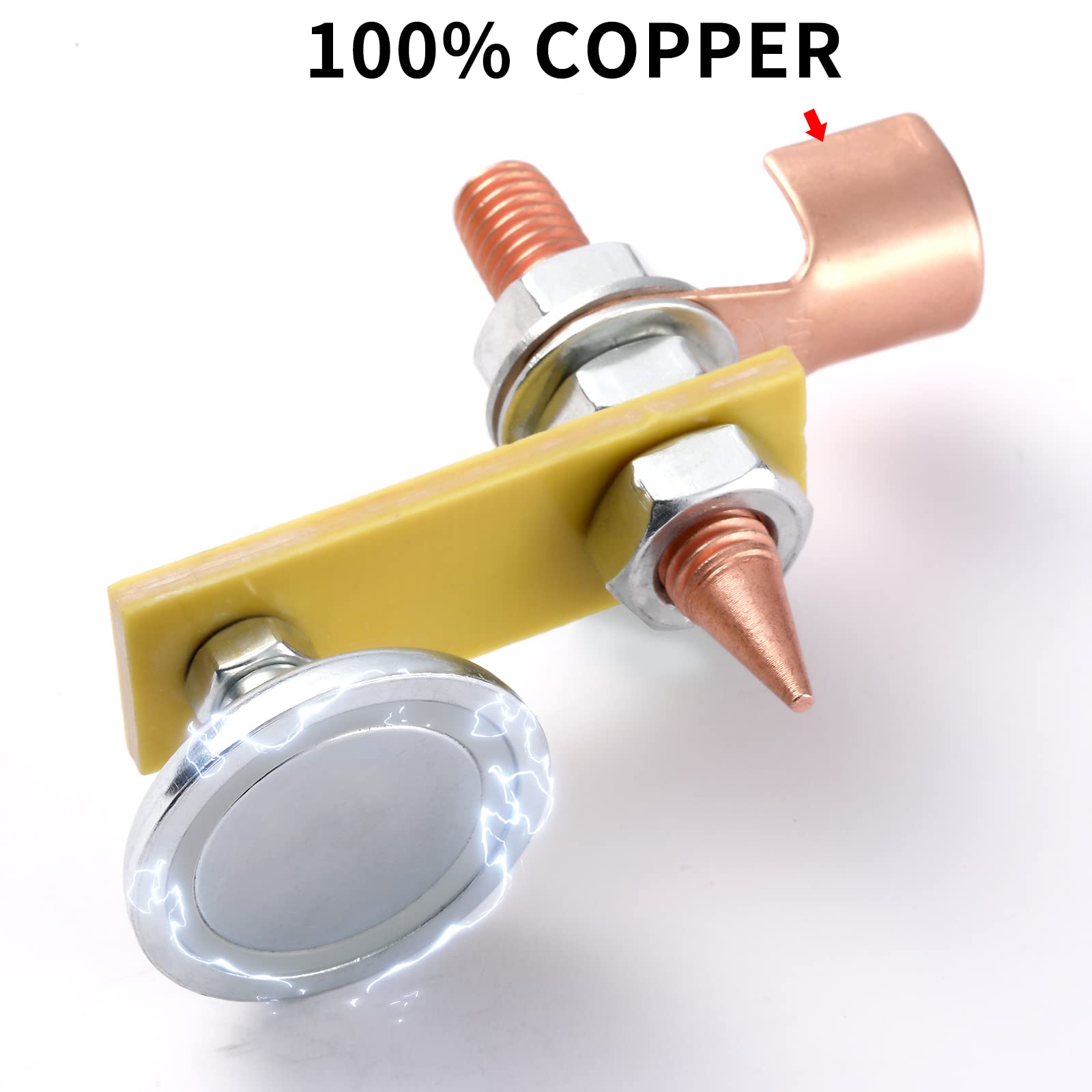 Linder Group Inc Magnetic Welding Ground Clamp Tools with Conductive ...