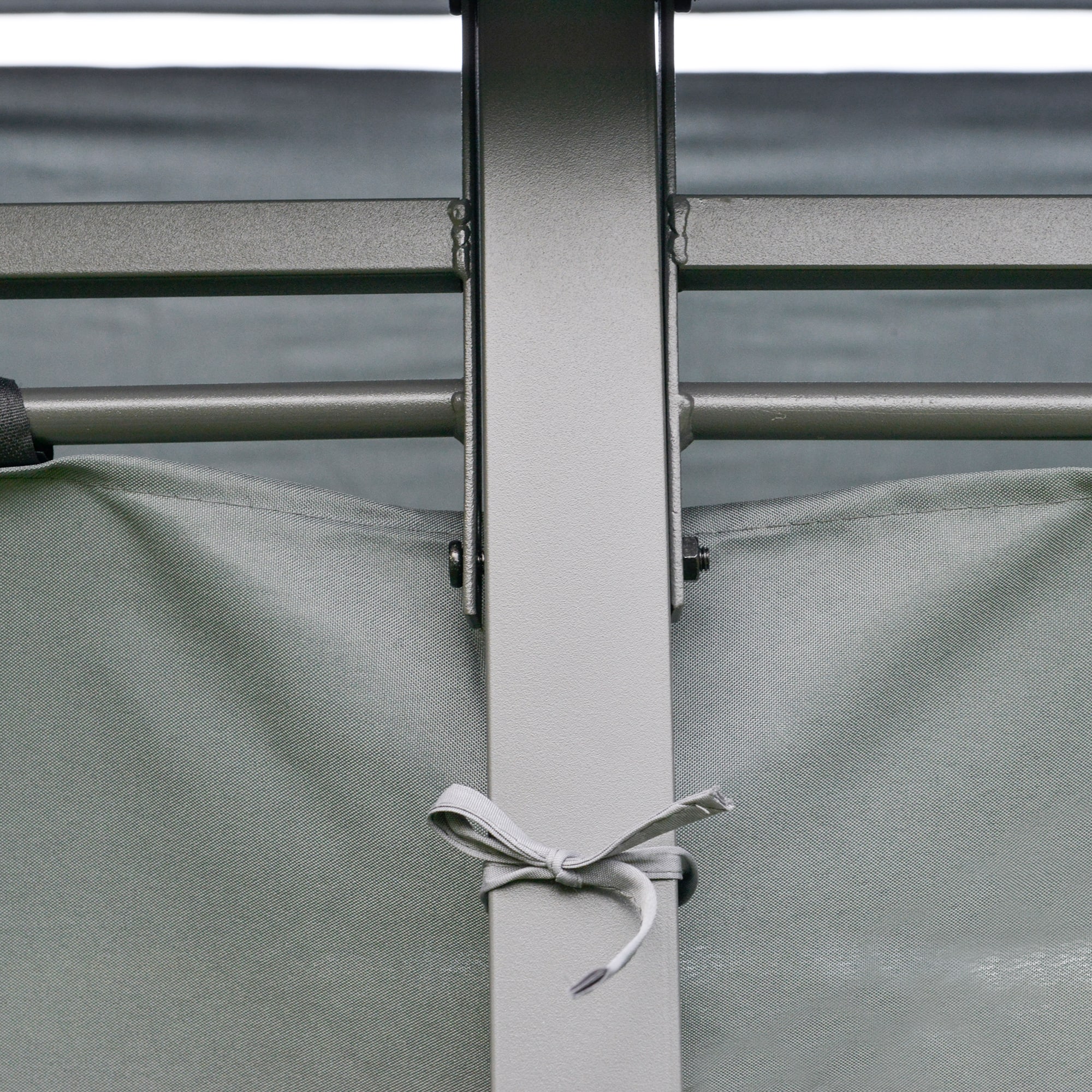 Outsunny 84C-099GY Wood-Resin-Gazebos - View #7