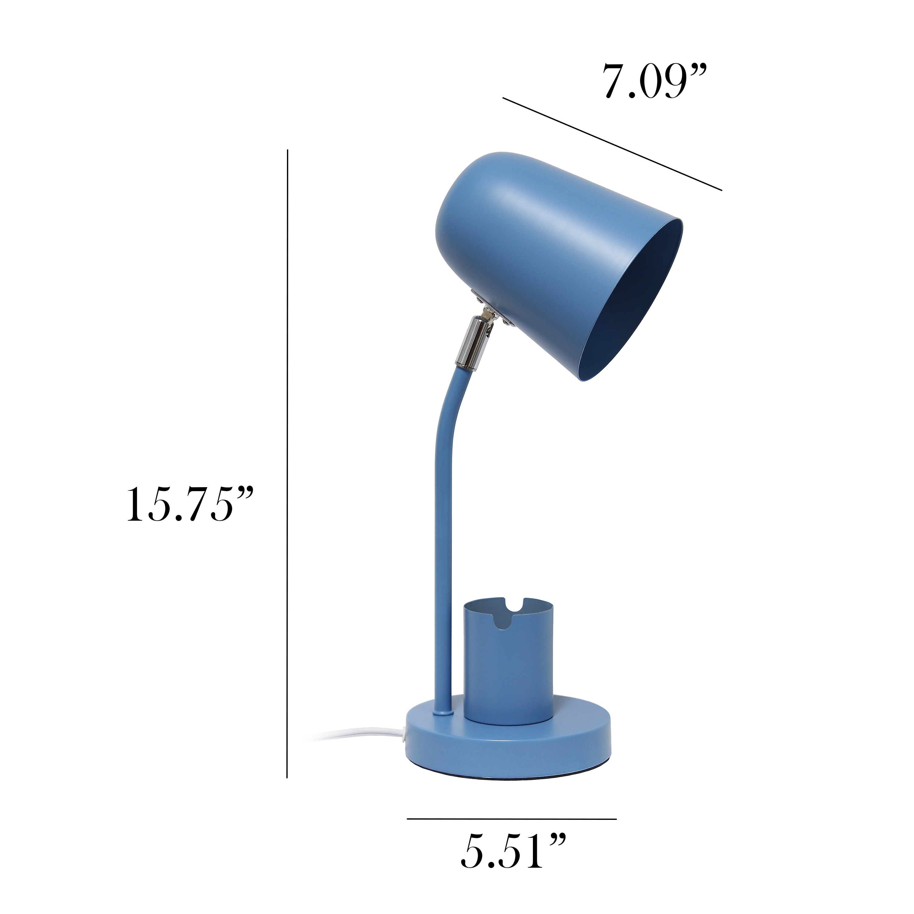 Simple Designs LT2128-BLU Table-Lamps - View #3