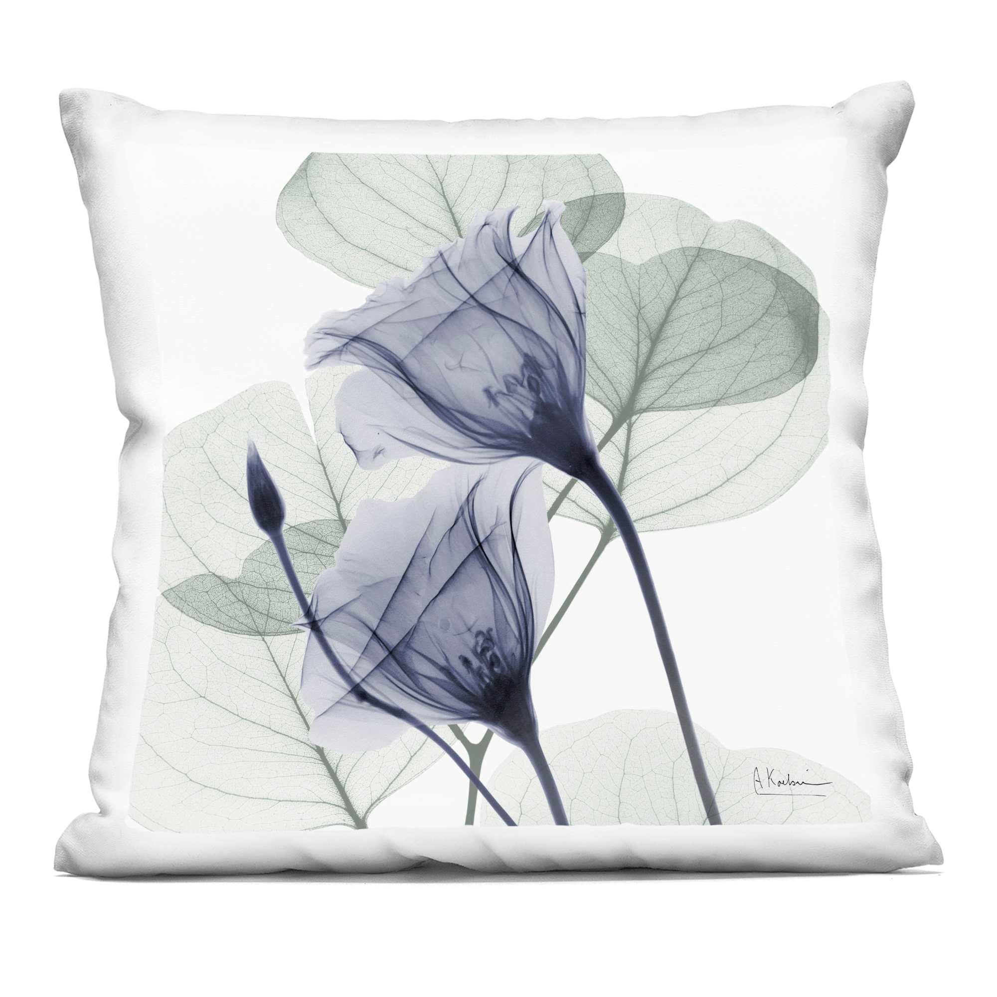 Stupell Industries  Transparent Tulips over Herbs Decorative Printed Pillow Design by Albert Koetsier