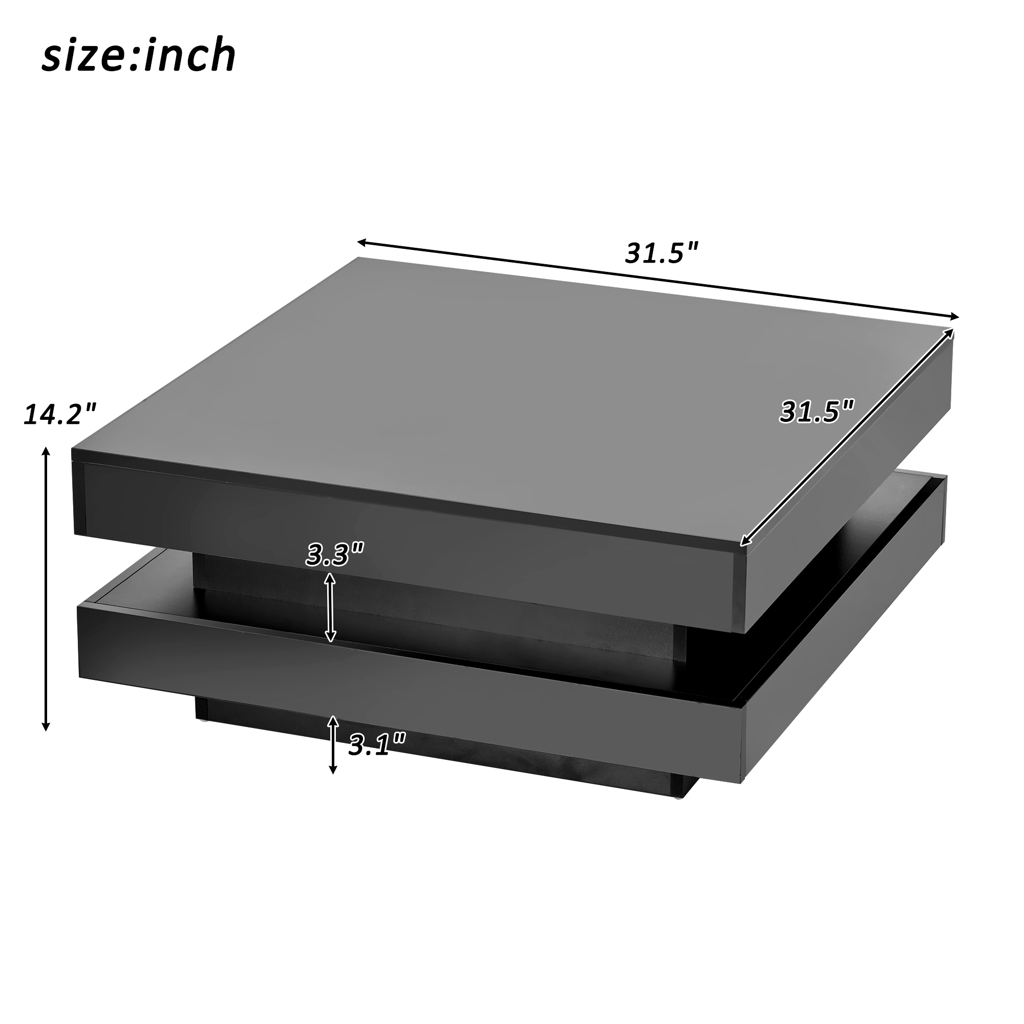 ModernLuxe WF295997AAB Coffee-Tables - View #7