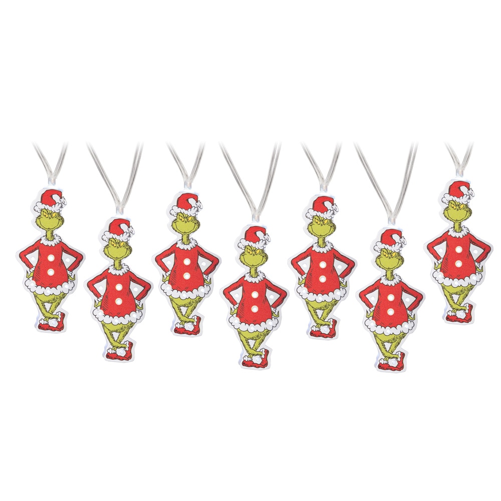 the grinch mini string lights