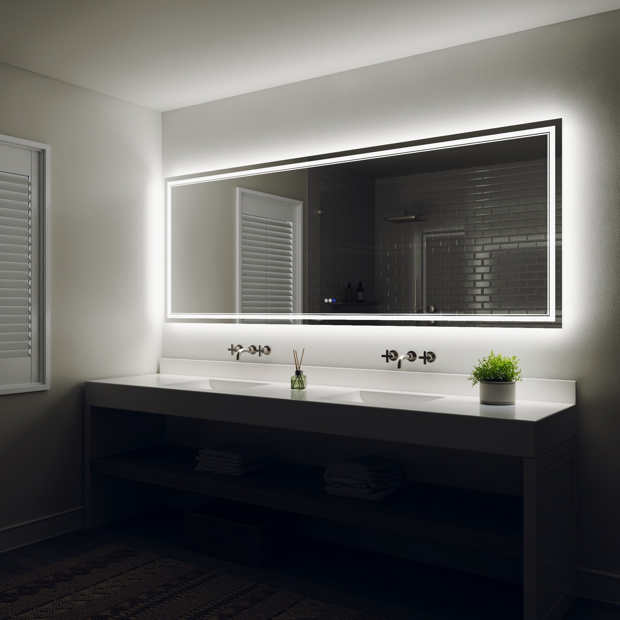 ES-DIY JPZSLTBM9636V15 Framed-Bath-Mirrors - View #14