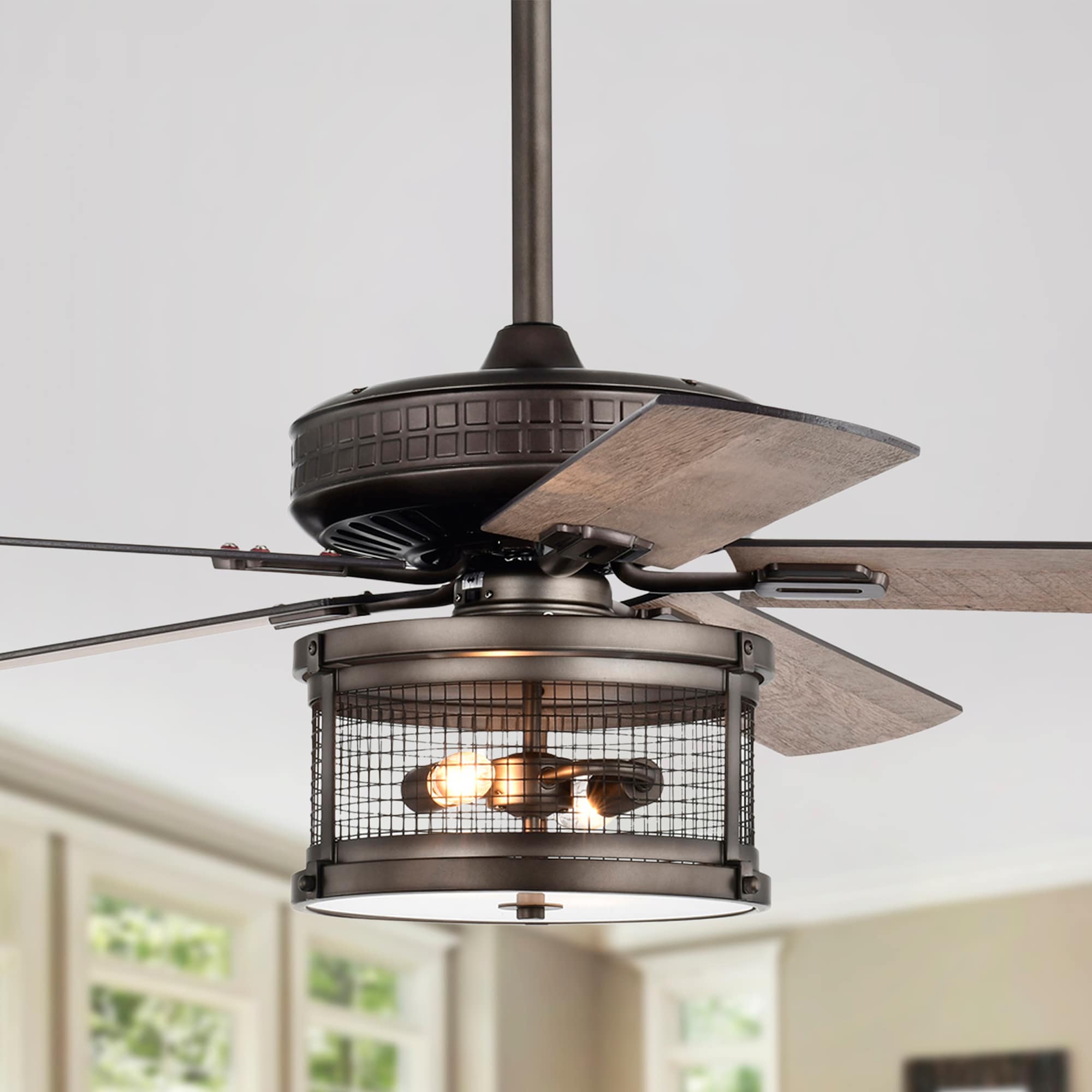 Home Accessories Inc AL01P01GR Ceiling-Fans - View #3