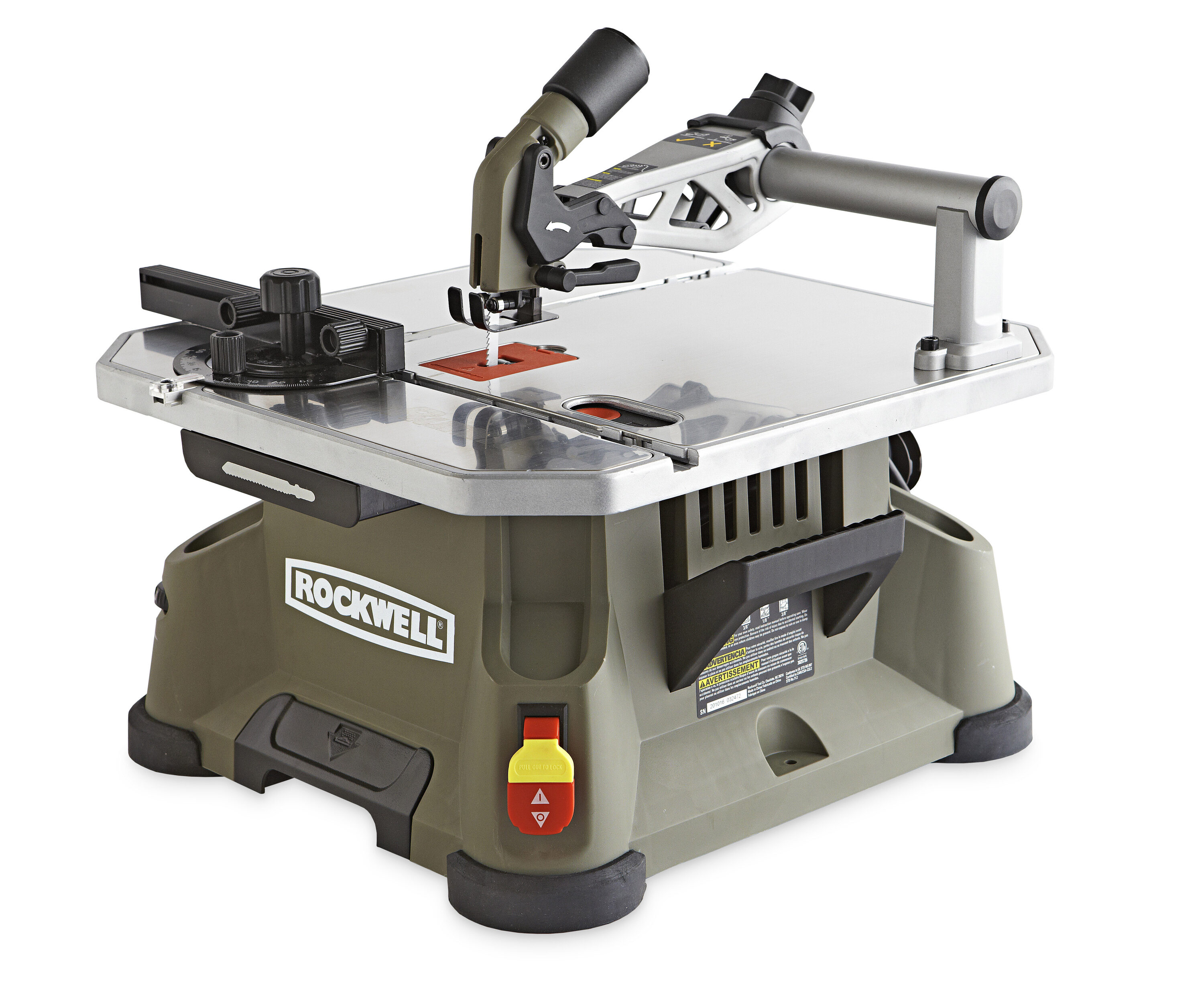 ROCKWELL BladeRunner 4-in 5.5-Amp Table Saw in the Table Saws department at 