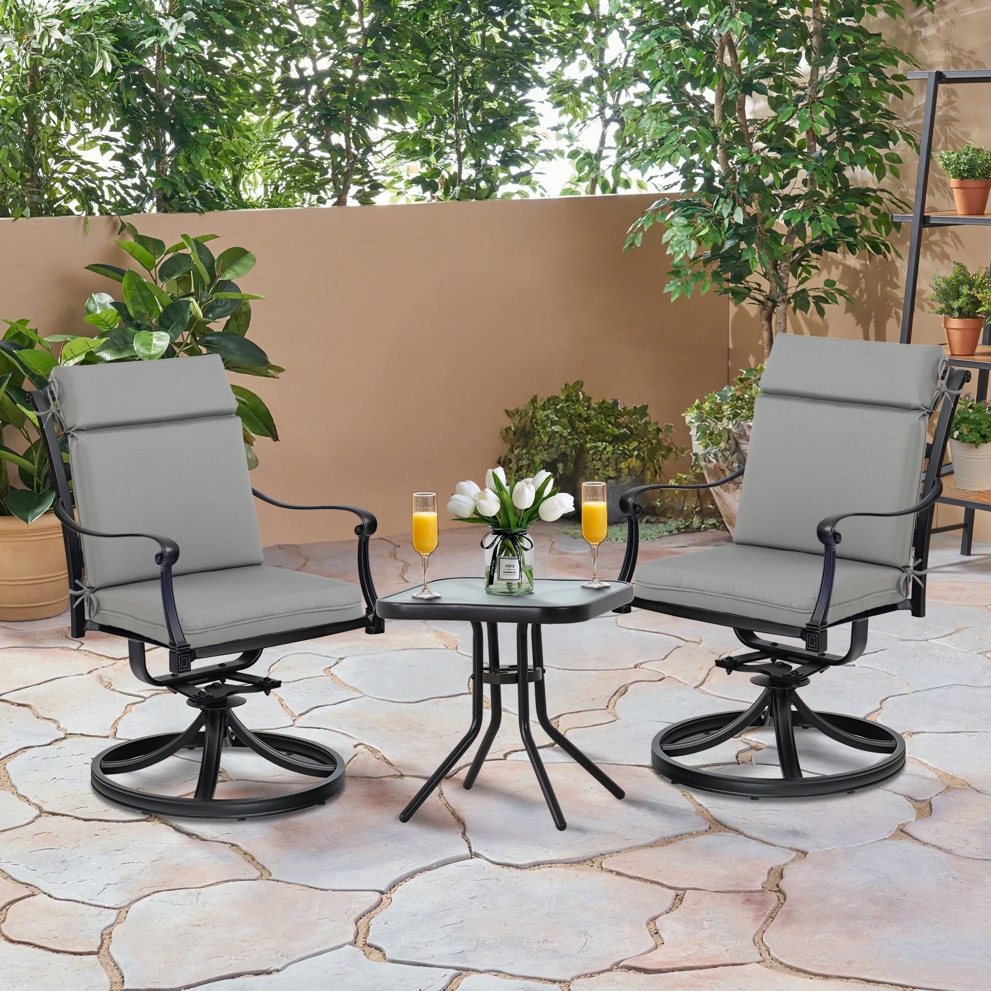 Aoodor A287-PCGCG Patio-Furniture-Cushions - View #3