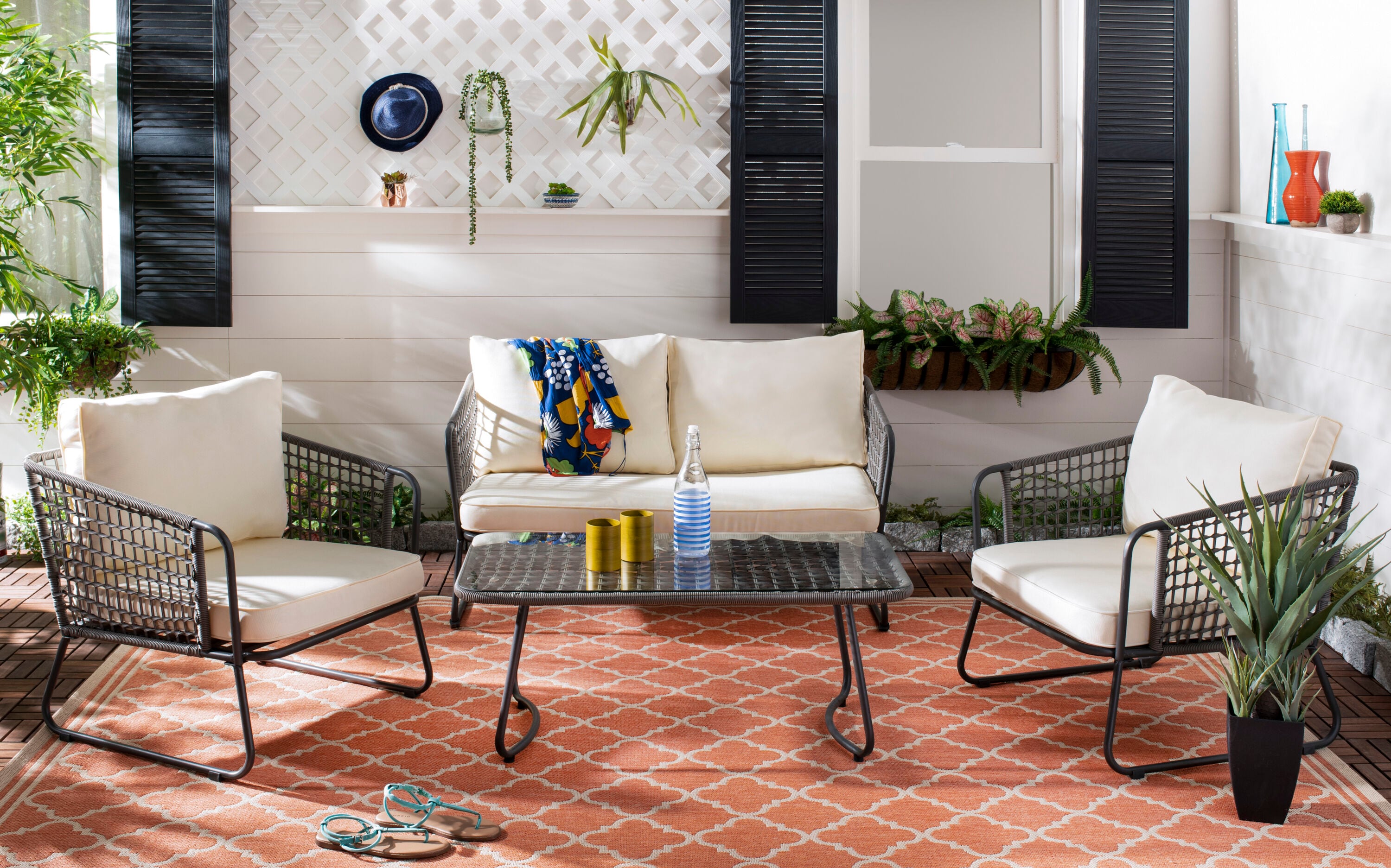 Safavieh PAT9003A Patio-Conversation-Sets - View #2