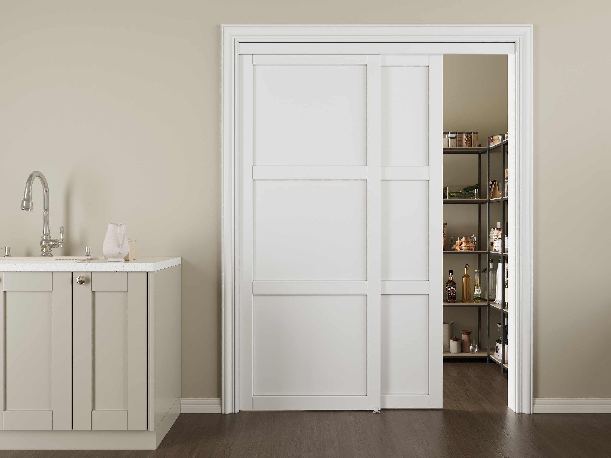 JUJUBON IN-CD-SLSD-XB-96-72 Bifold-Sliding-Closet-Doors - View #7