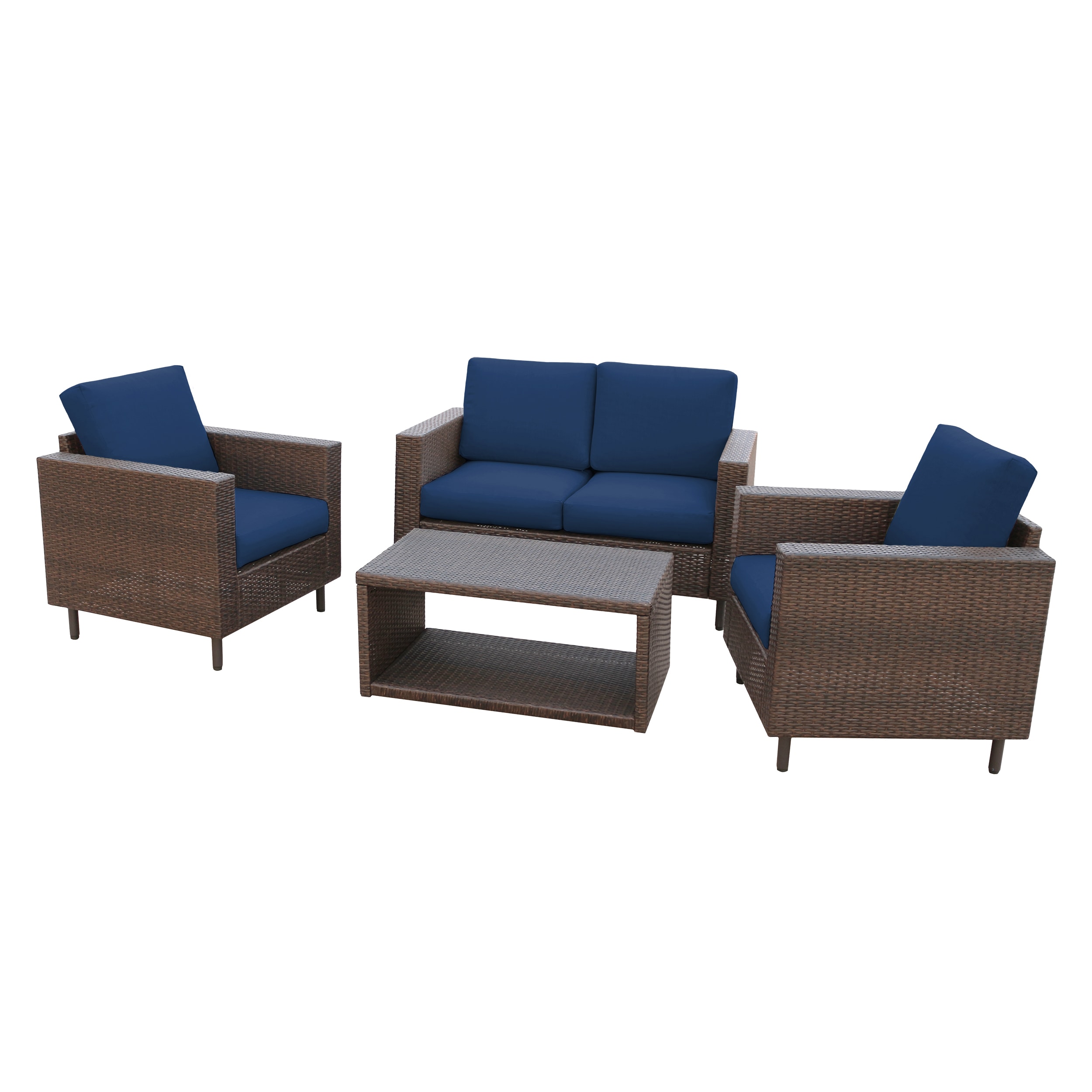 Leisure Made 104962-NVY Patio-Conversation-Sets - View #4