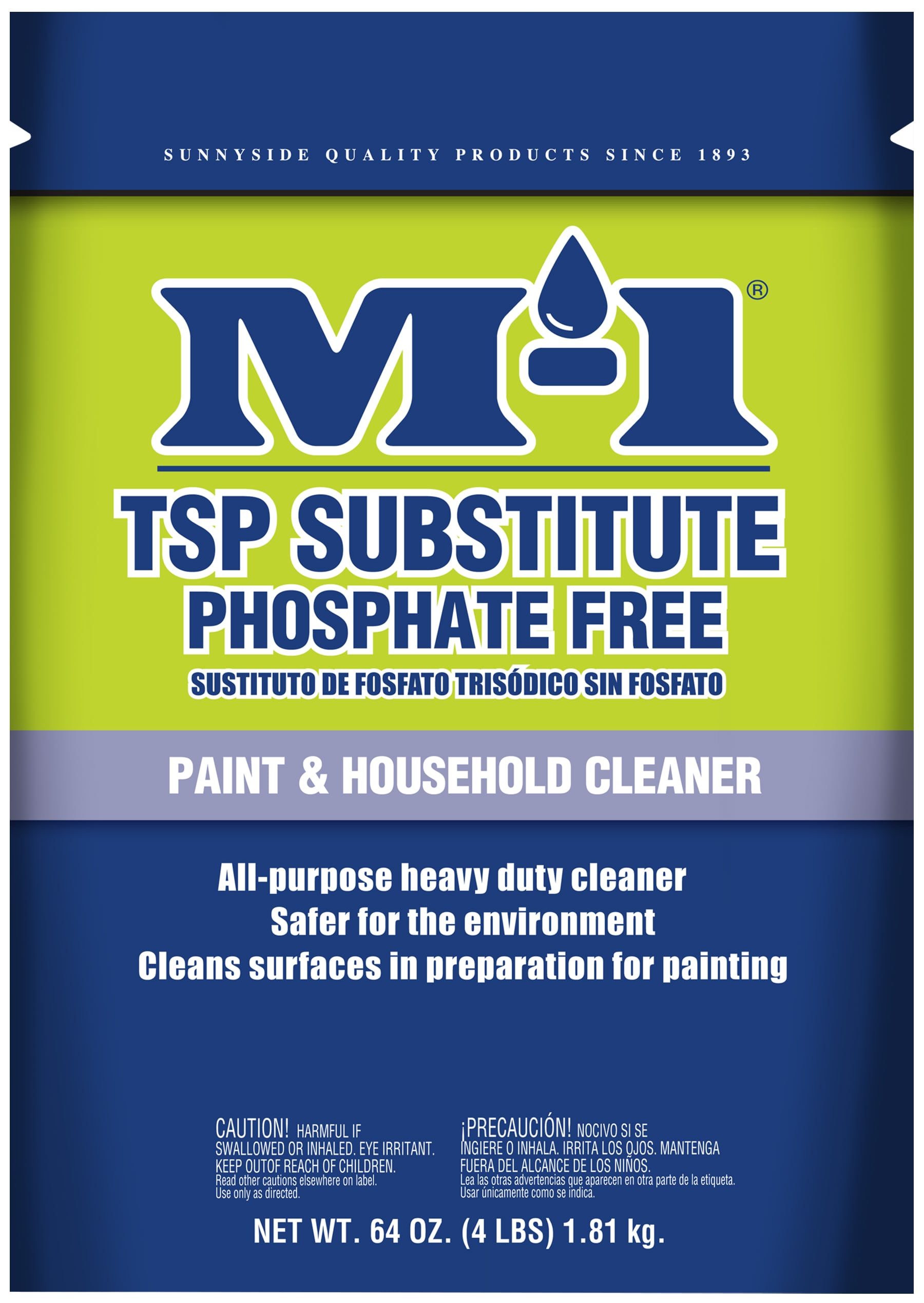 M-1 TSP Substitute Phosphate-Free 64-oz Powder All-Purpose Cleaner in the  All-Purpose Cleaners department at
