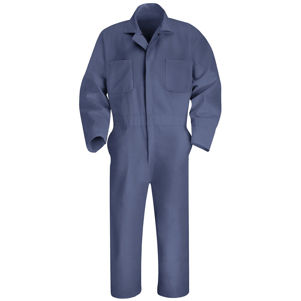 Red Kap 48 Men's Postman Blue Long Sleeve Coveralls at Lowes.com