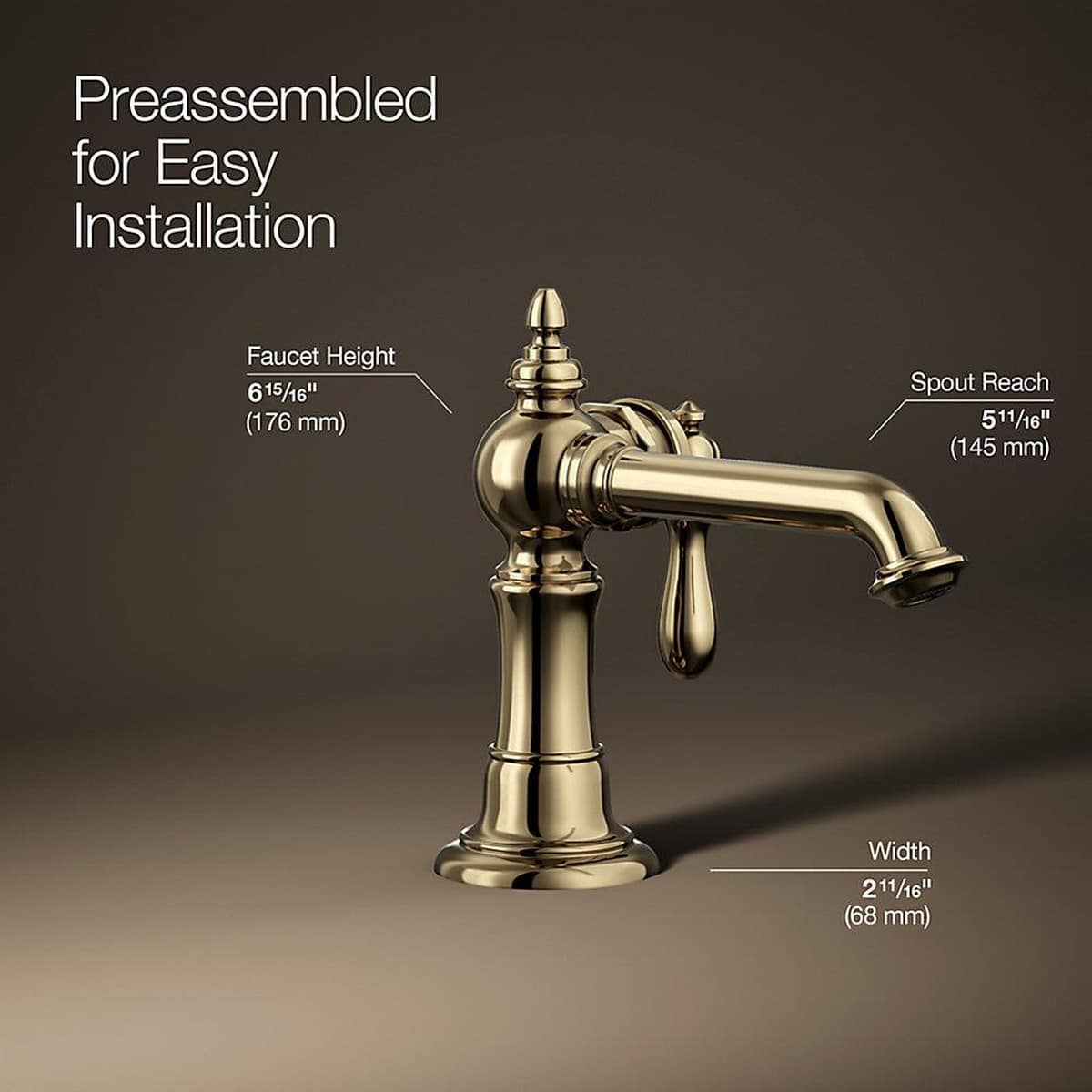 KOHLER 72762-9M-AF Lavatory-Faucets - View #3