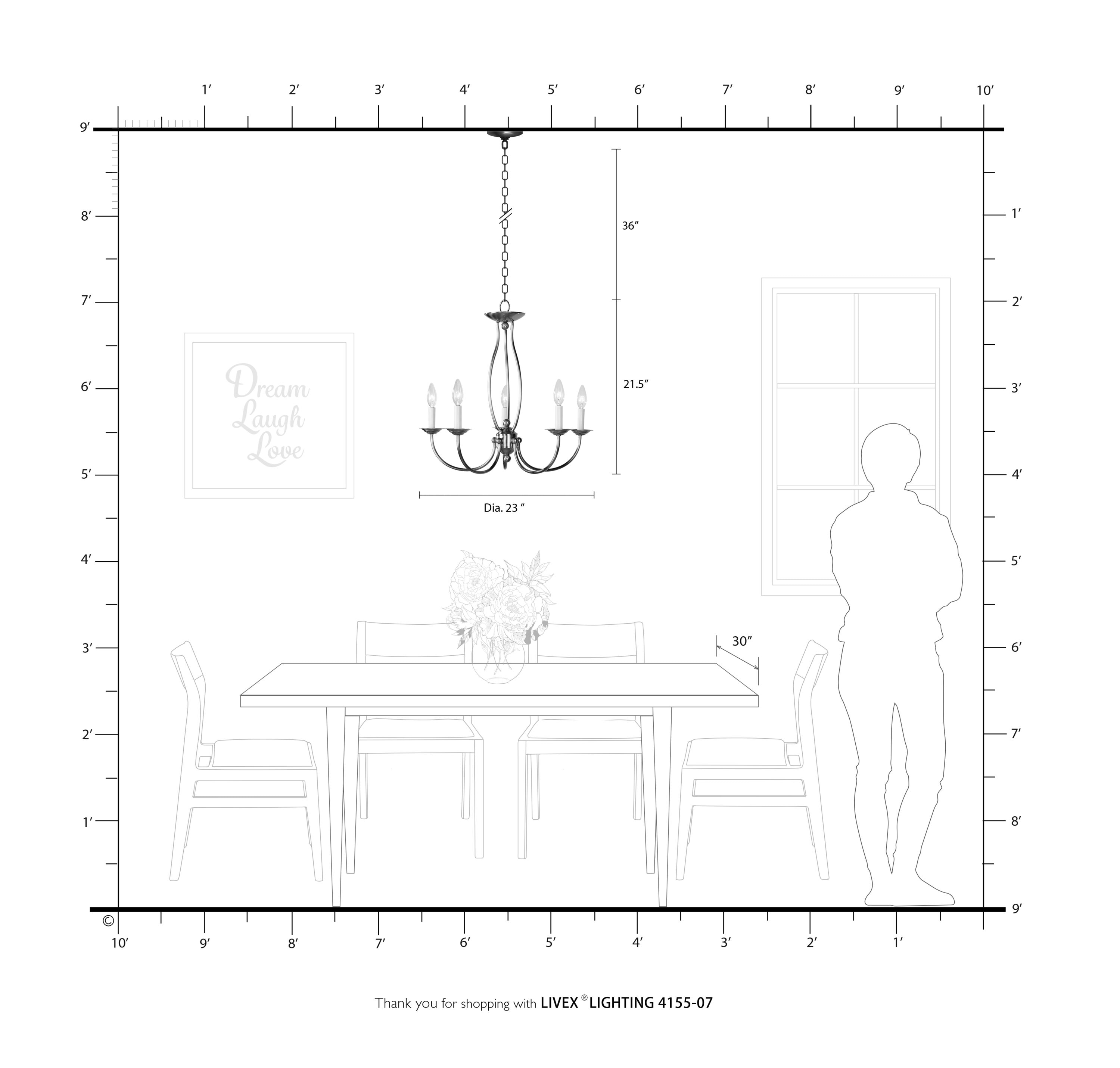 Livex Lighting 4155-07 b090015 - View #5