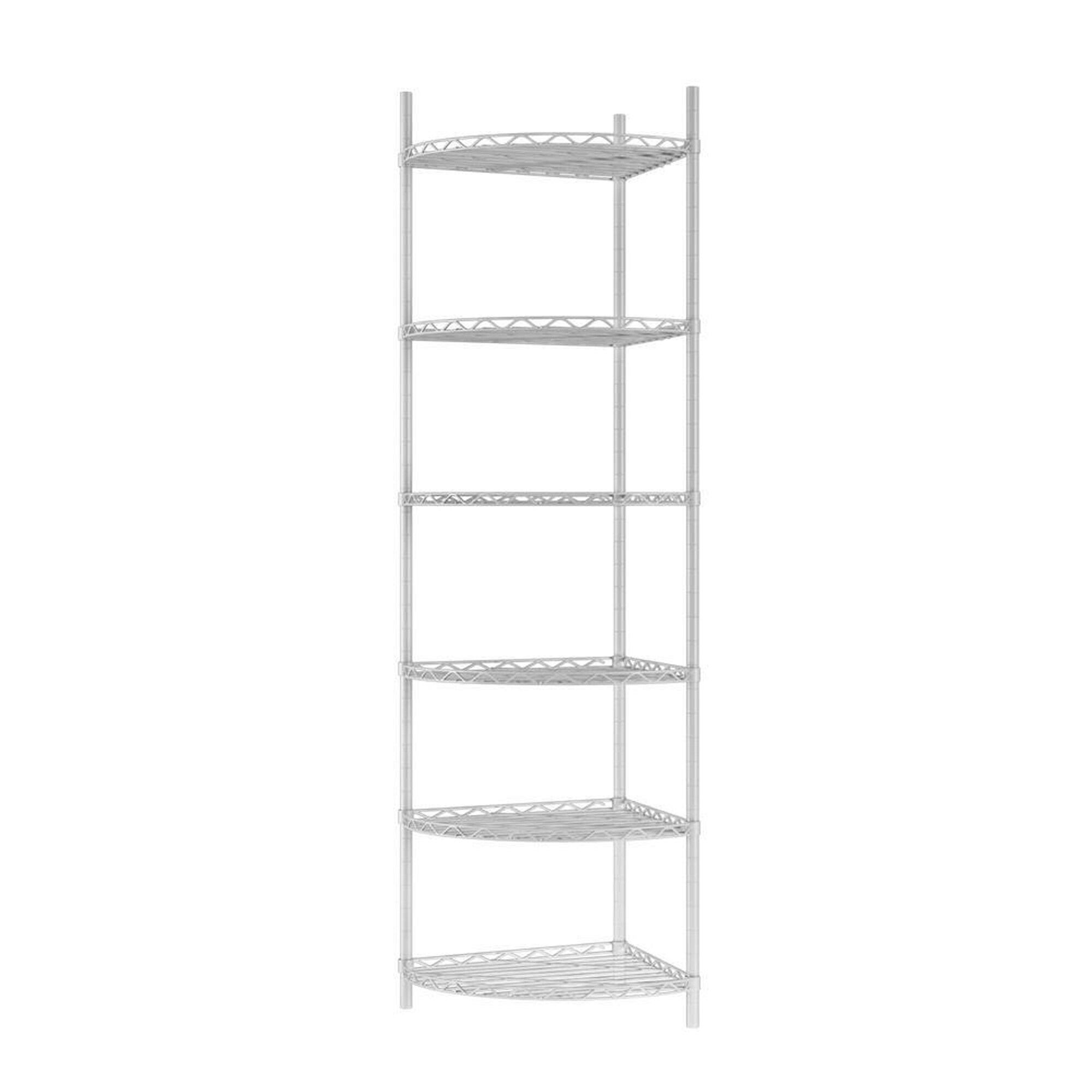 Gaierptone Metal Heavy Duty 6-Tier Utility Shelving Unit (18-in W x 18 ...