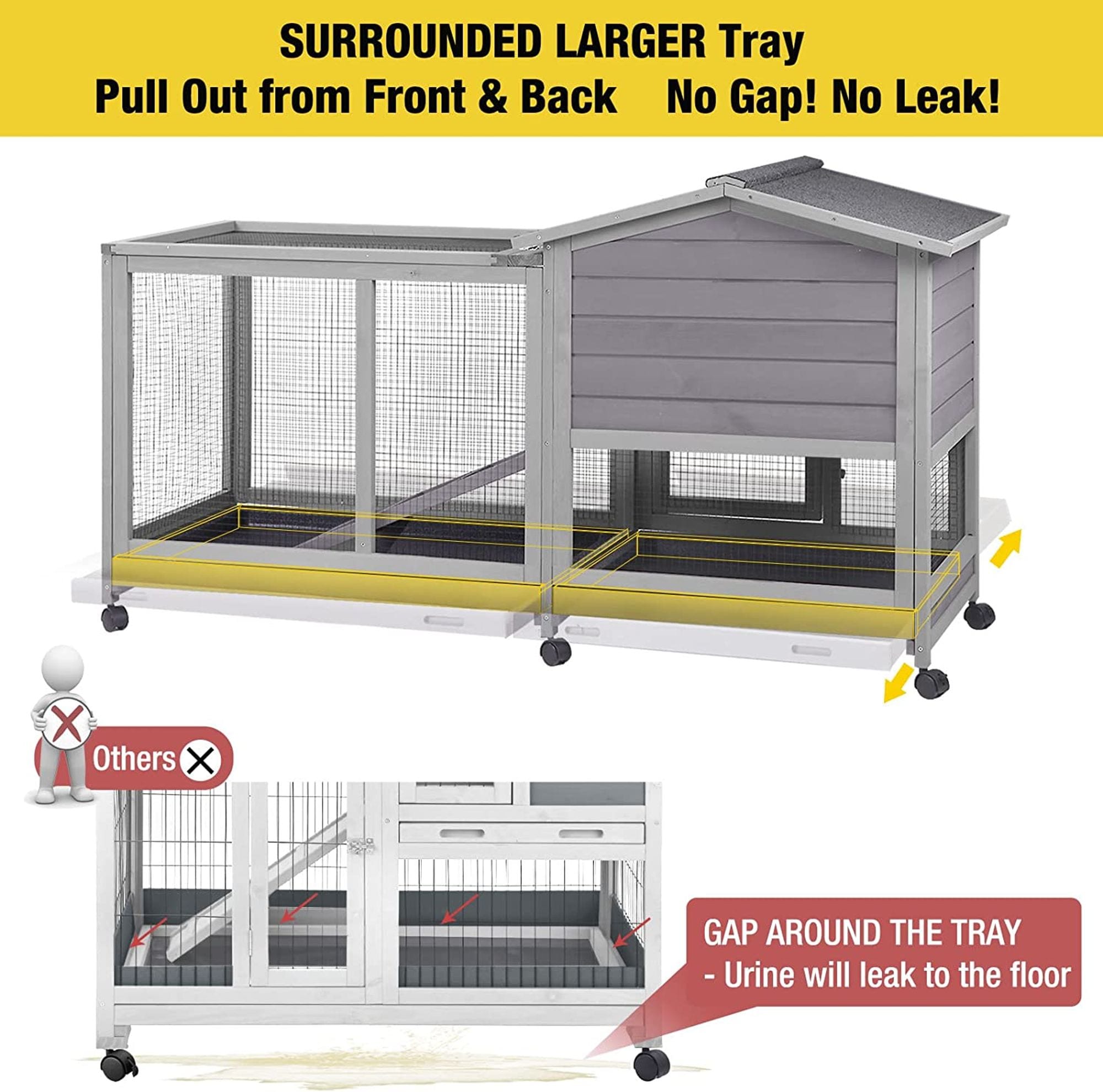 Aivituvin AIR19 Chicken-Coops-Rabbit-Hutches - View #4