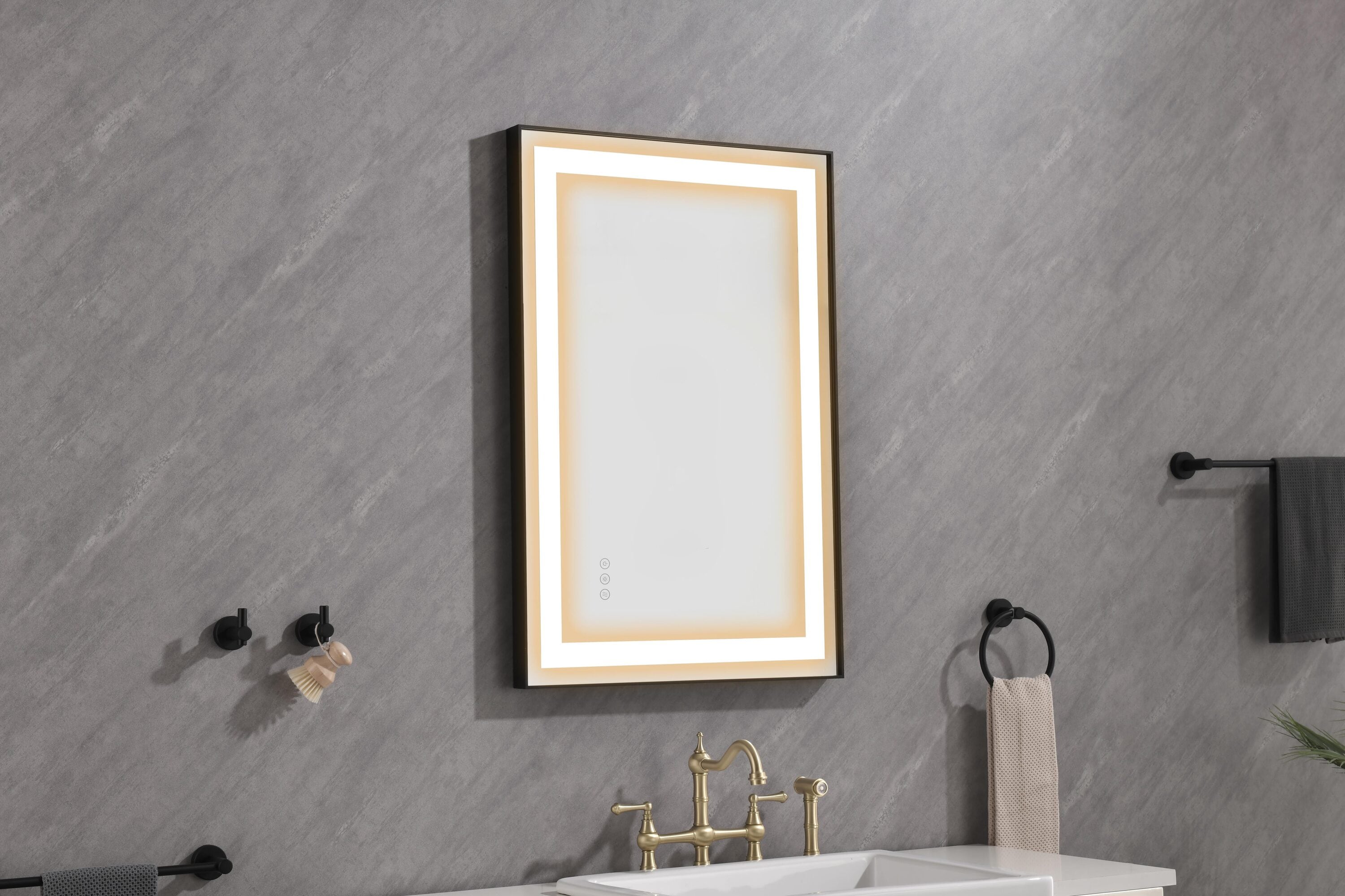 Vacolite KP-931HB Framed-Bath-Mirrors - View #3