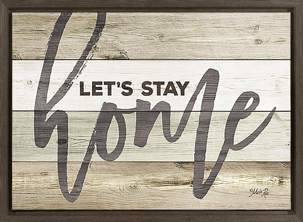  1709-8064LOW Framed 22-Inches H x 28-Inches W Inspirational Canvas Print