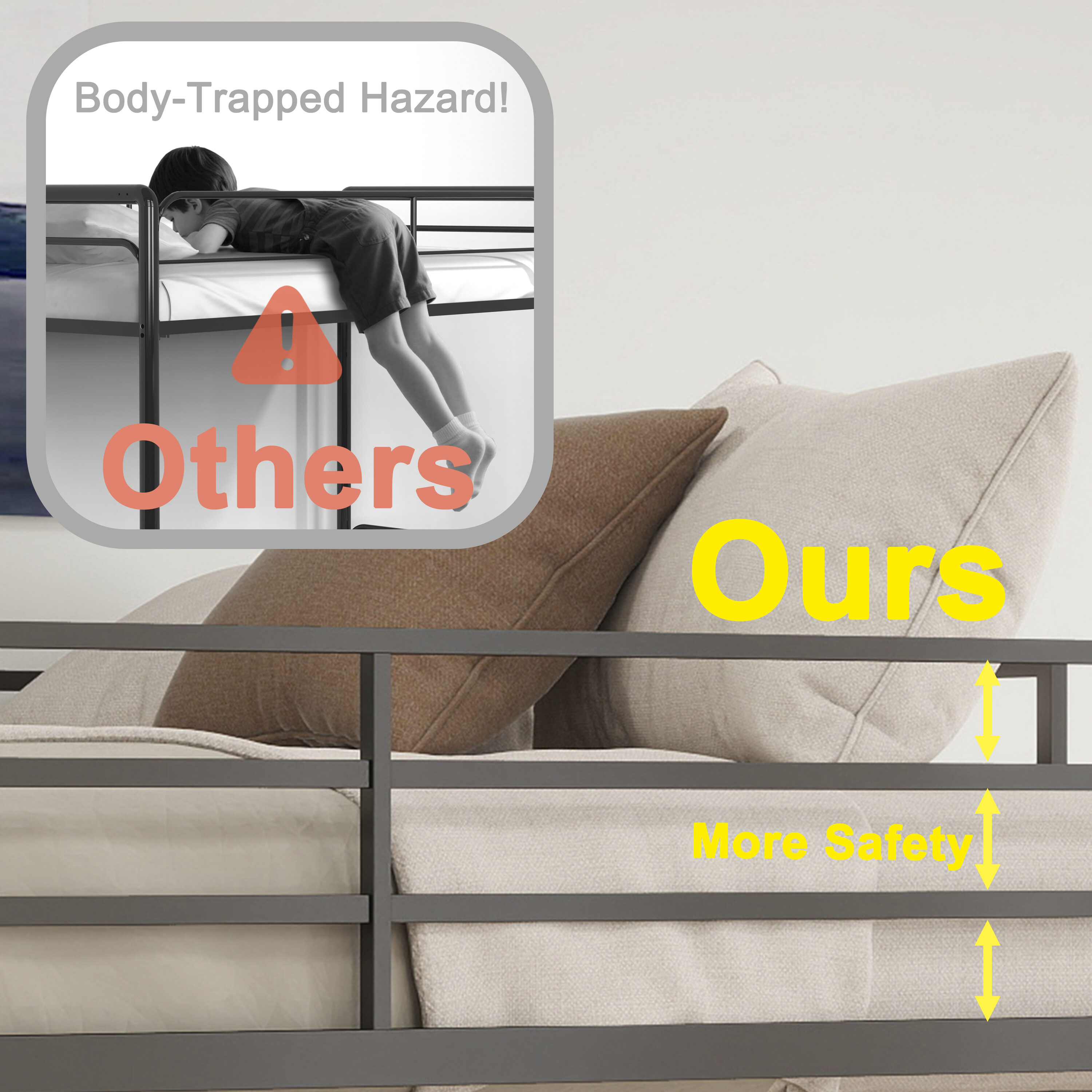 Tatayosi JJ-3P319019 Bunk-Beds - View #6