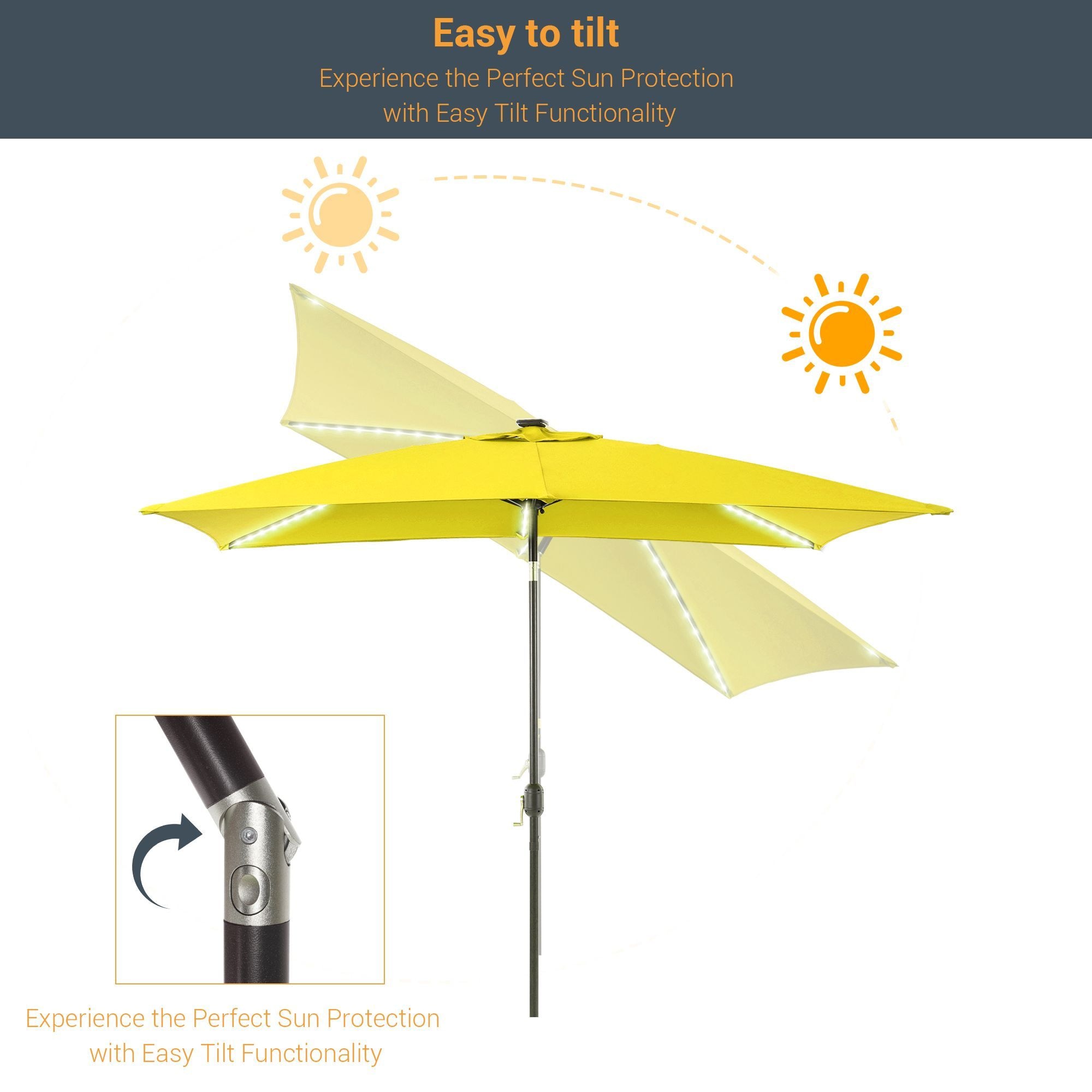 Sonkuki SD-S103YW-LED Umbrellas-2 - View #2