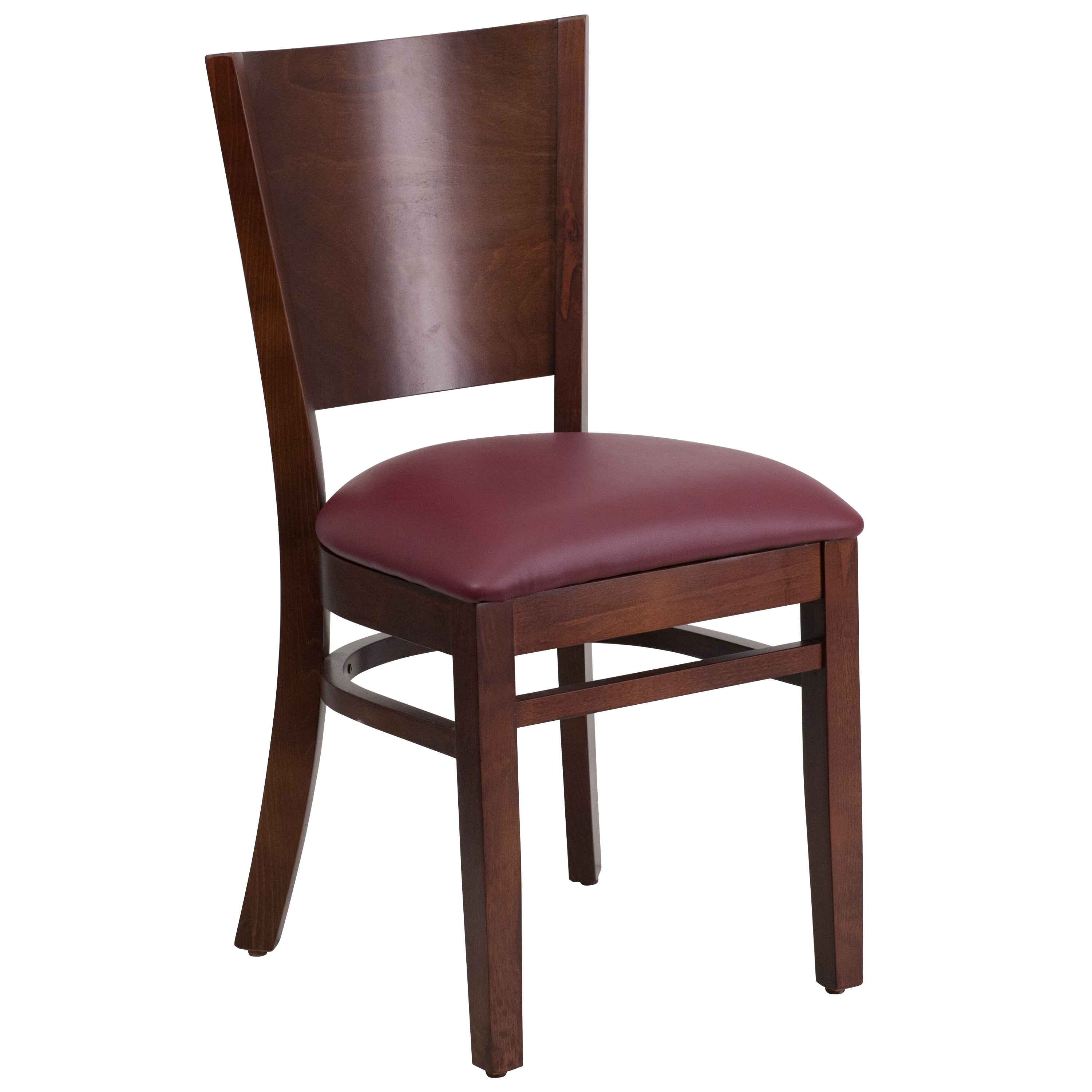Flash Furniture 847254083768 Lacey Series Contemporary/Modern Vinyl Upholstered Dining Side Chair (Wood Frame)