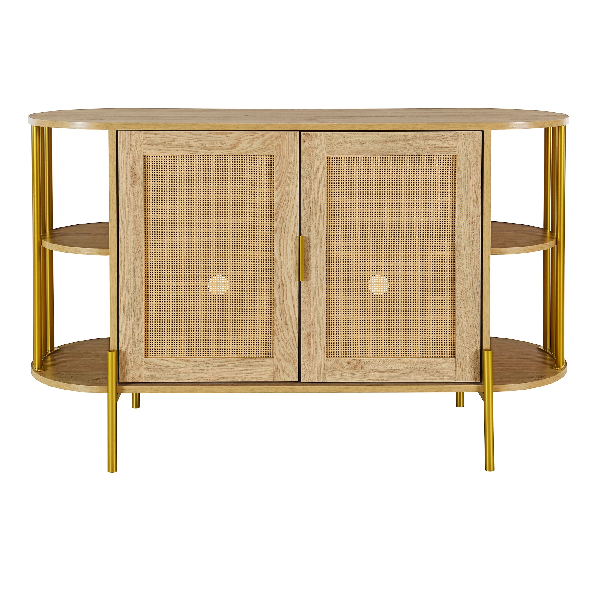 SINOFURN SYA330173BN Contemporary/Modern Brown Reclaimed wood Sideboard