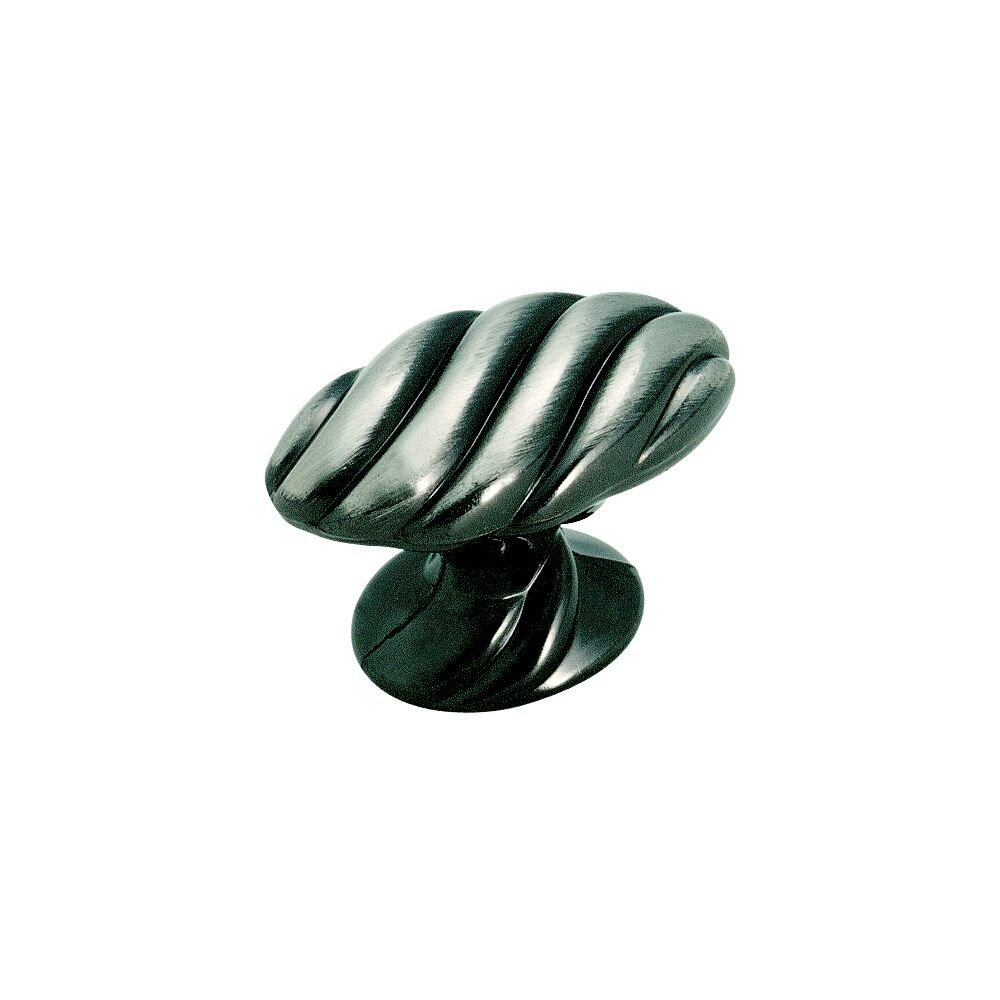 Amerock BP1474PWT Expressions Pewter Oval Traditional Cabinet Knob