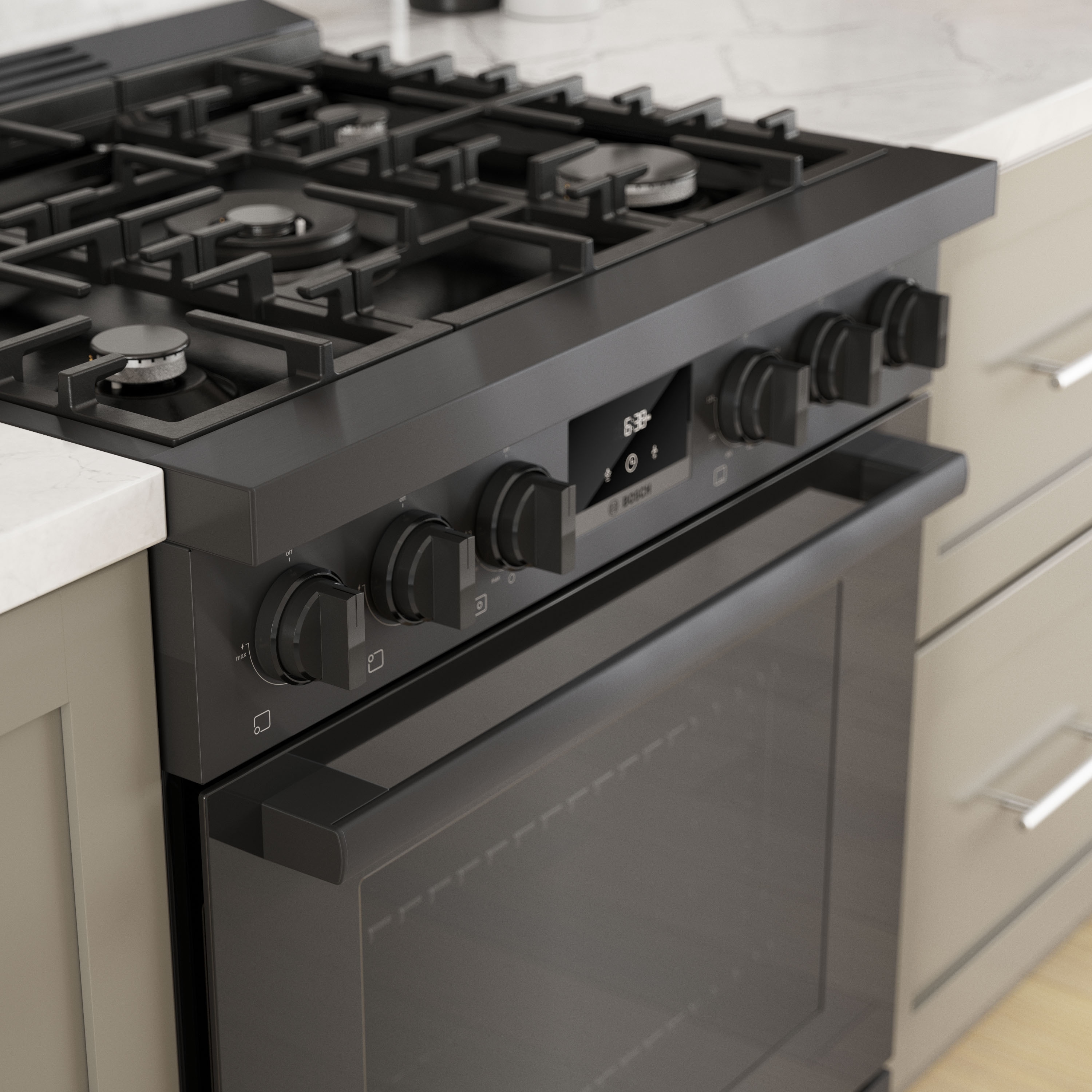 Bosch Black stainless steel Ranges at Lowes