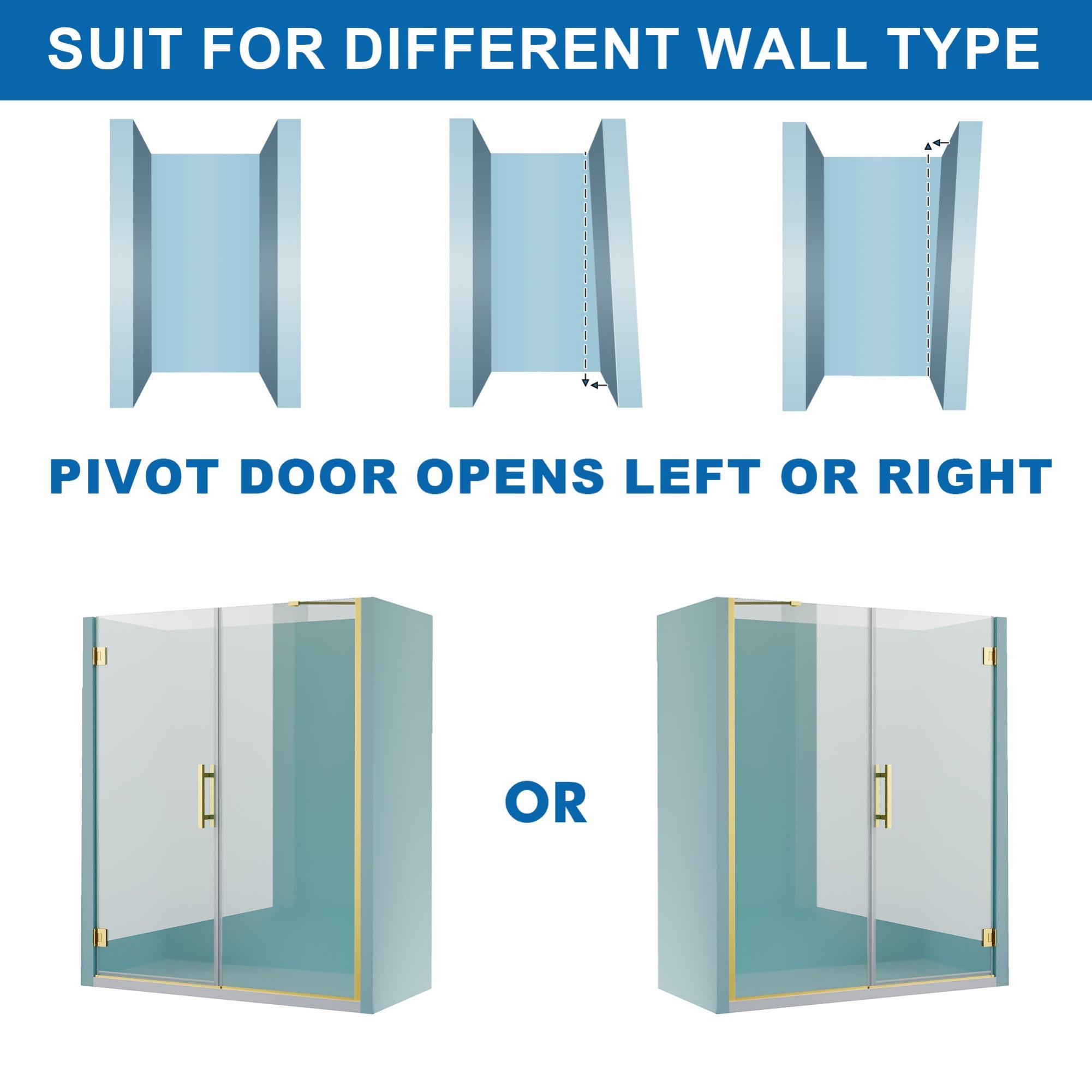 WELLFOR FLEX3132P3031BG Shower-Doors - View #14