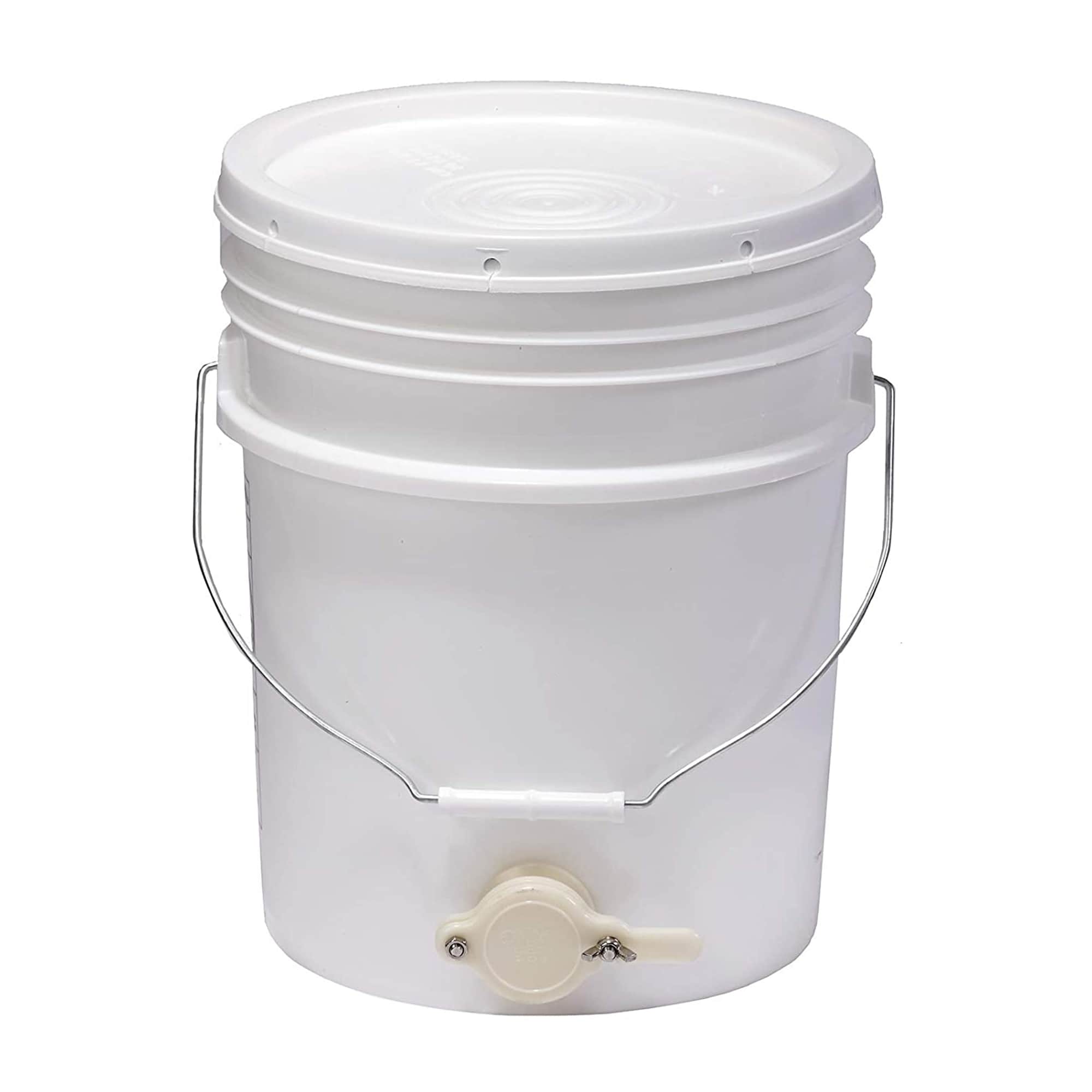 Little Giant  BKT5 Plastic Honey Bucket with Honey Gate for Beekeeping 5 Gallon