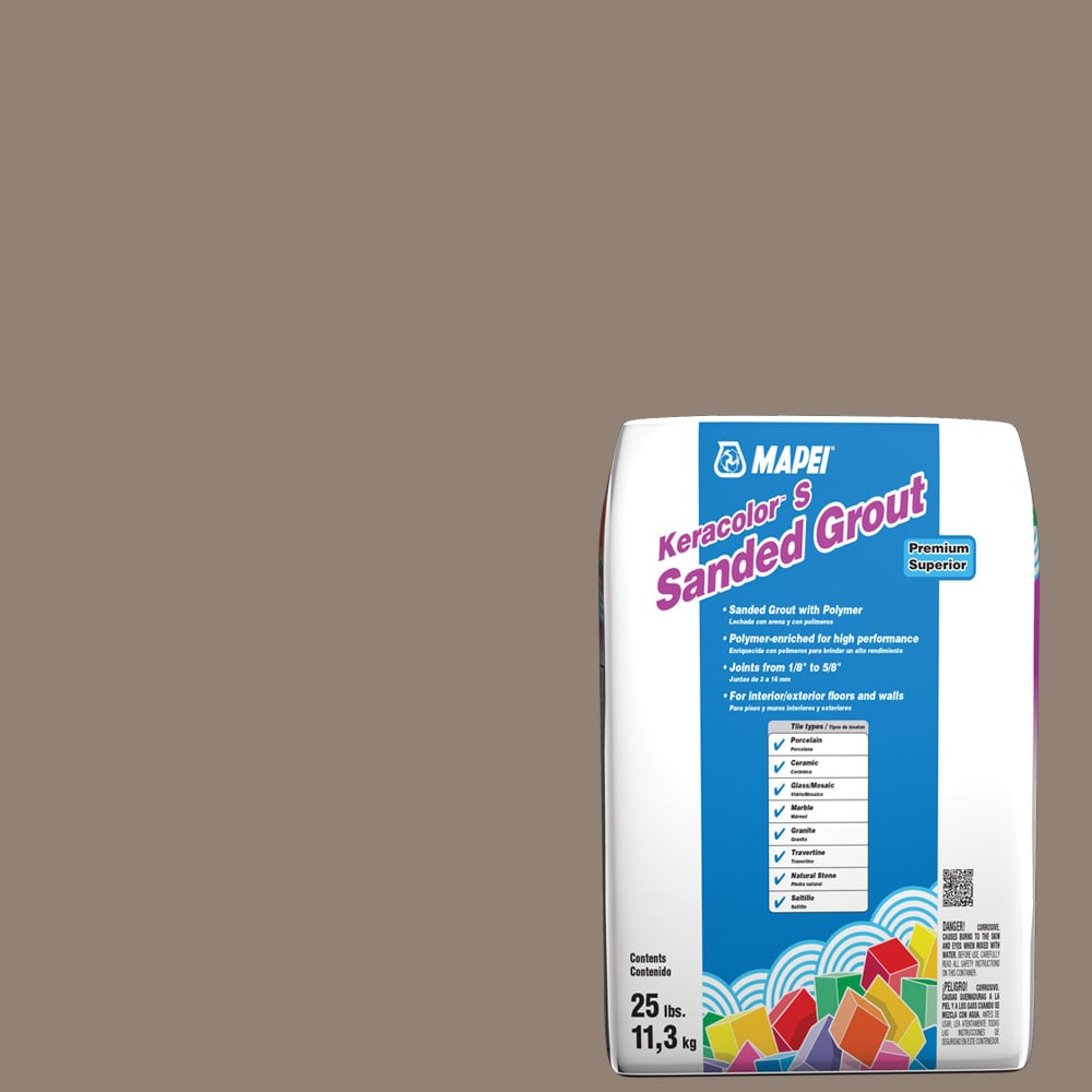 MAPEI Keracolor S Walnut Sanded Grout (25-lb) in the Grout department ...