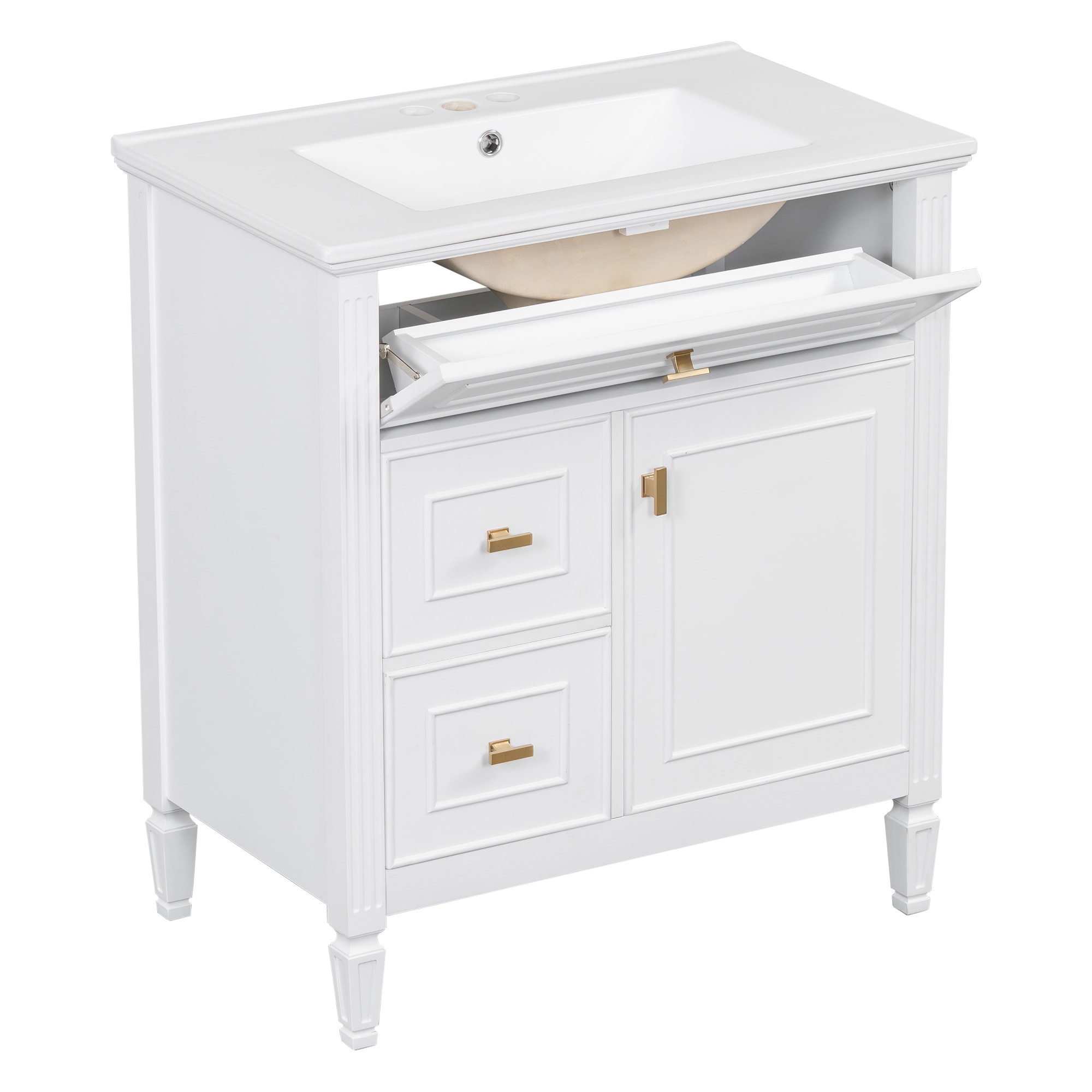 WELLFOR WA24-BGY Bath-Vanity-Combo - View #6