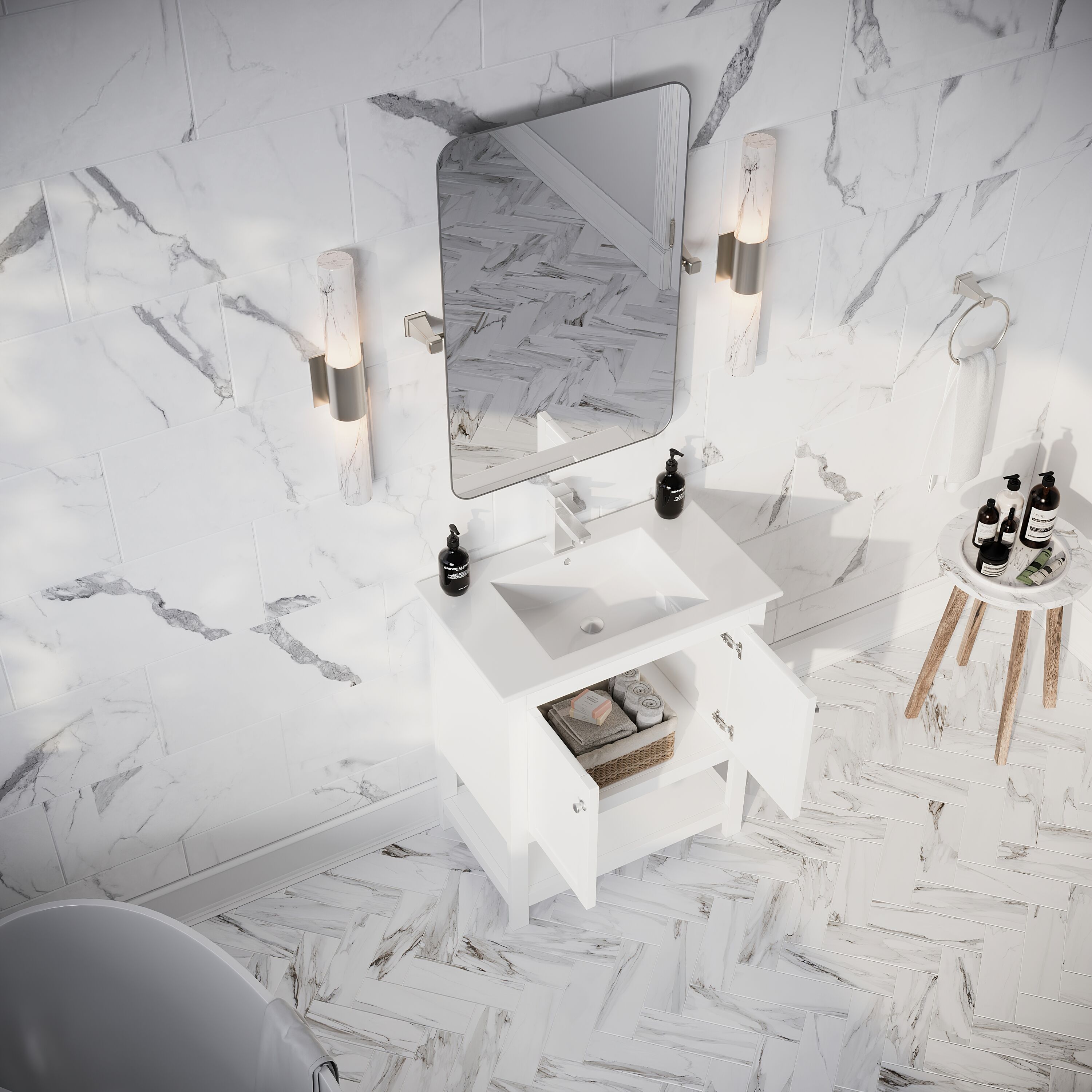 Fresca FCB2305WH-I Bath-Vanity-Combo - View #4