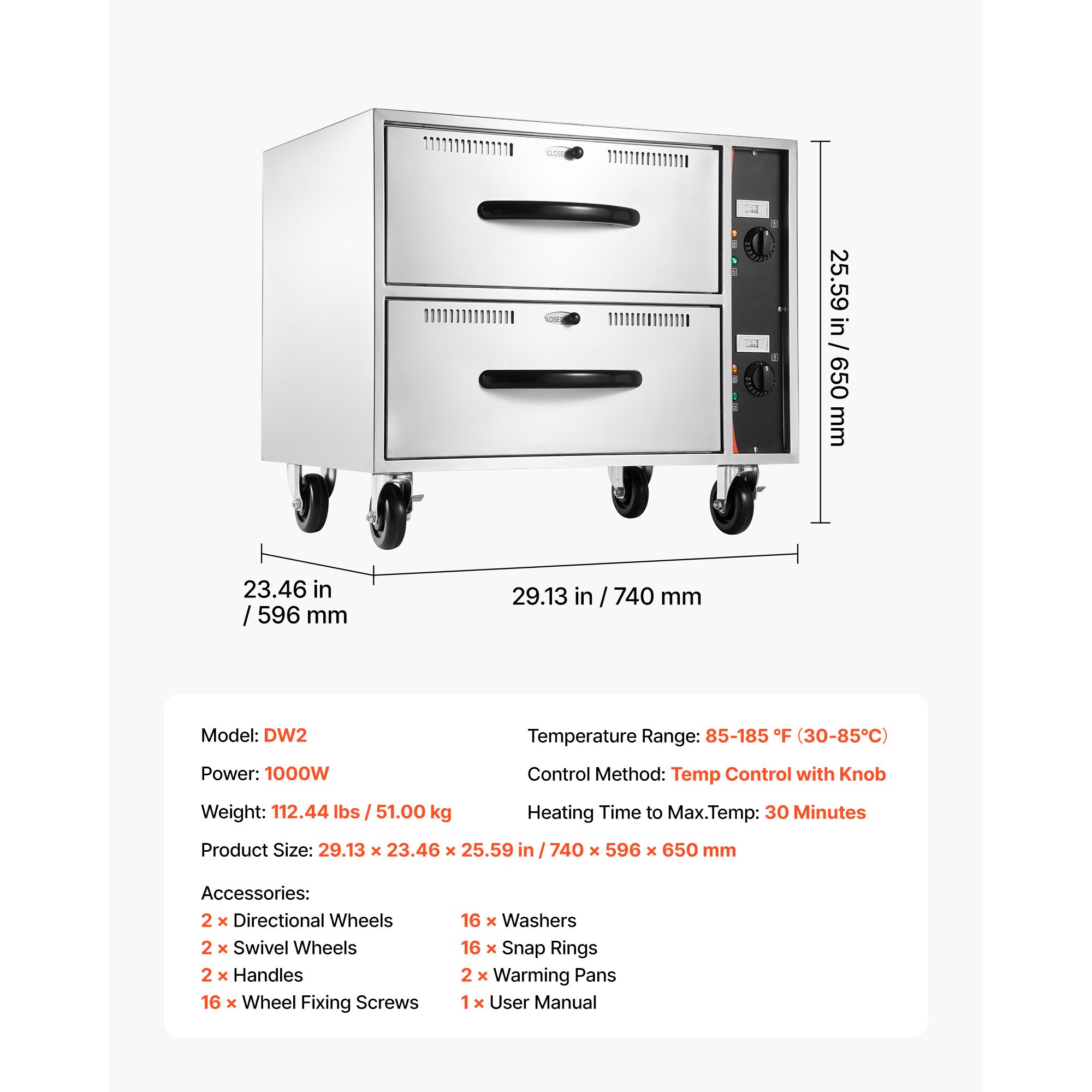 GIVIMO LW108GIVSS4981 Warming-Drawer - View #8